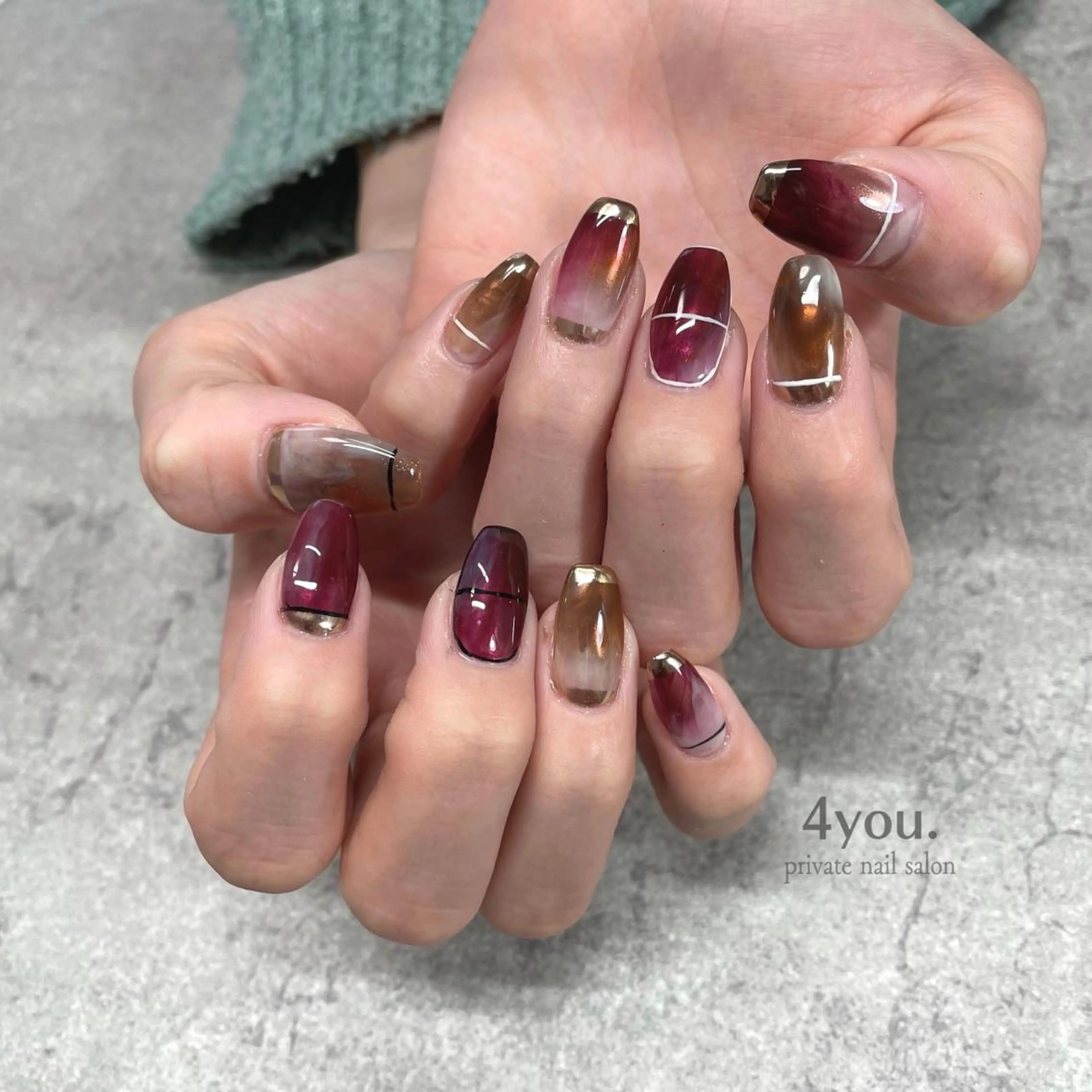 ネイル nail salon ４ｙｏｕ．のネイルデザイン