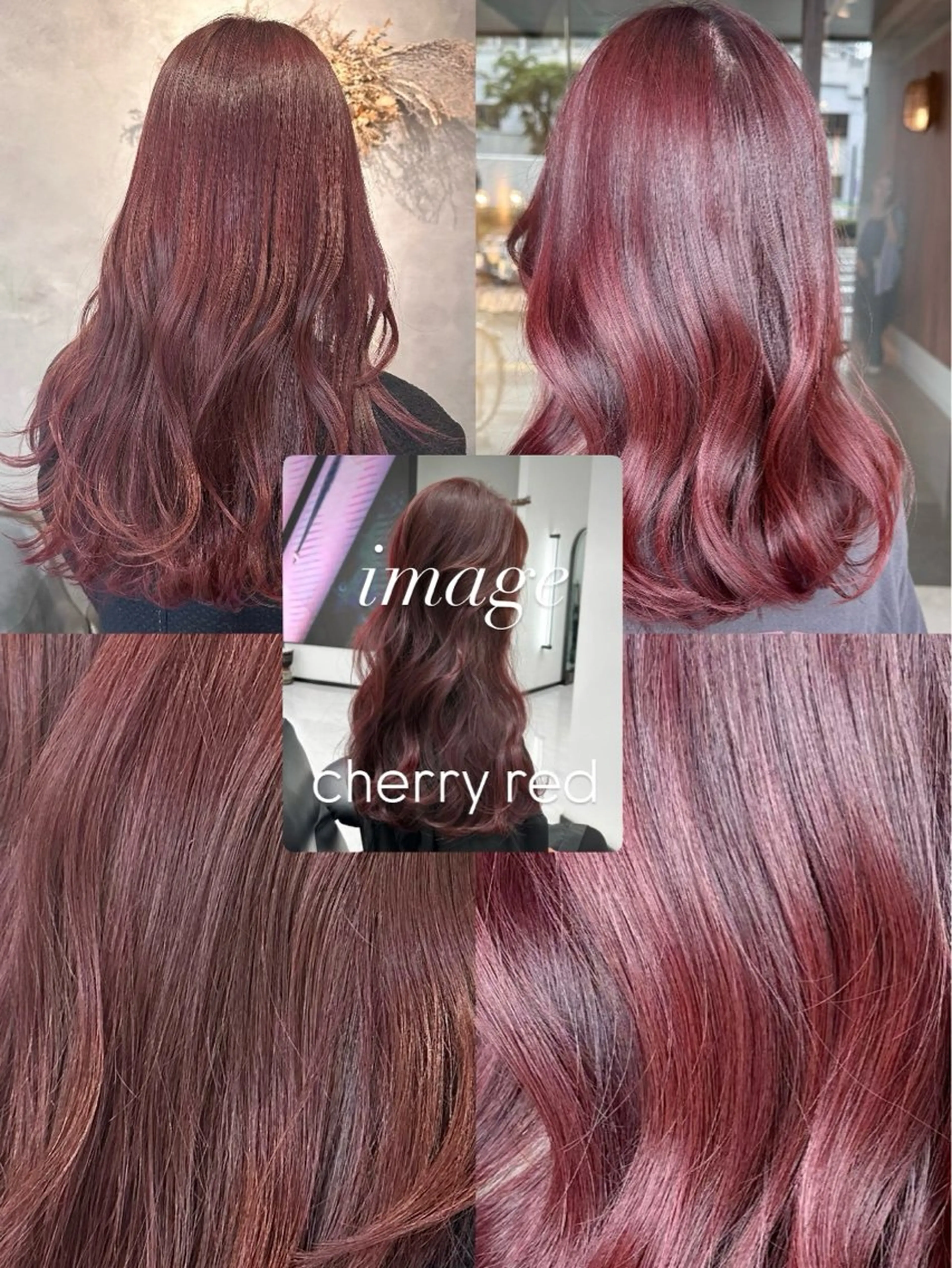 ロング カラー レッドカラー ヘアカラー ピンクカラー/ mana🎀のヘアスタイル