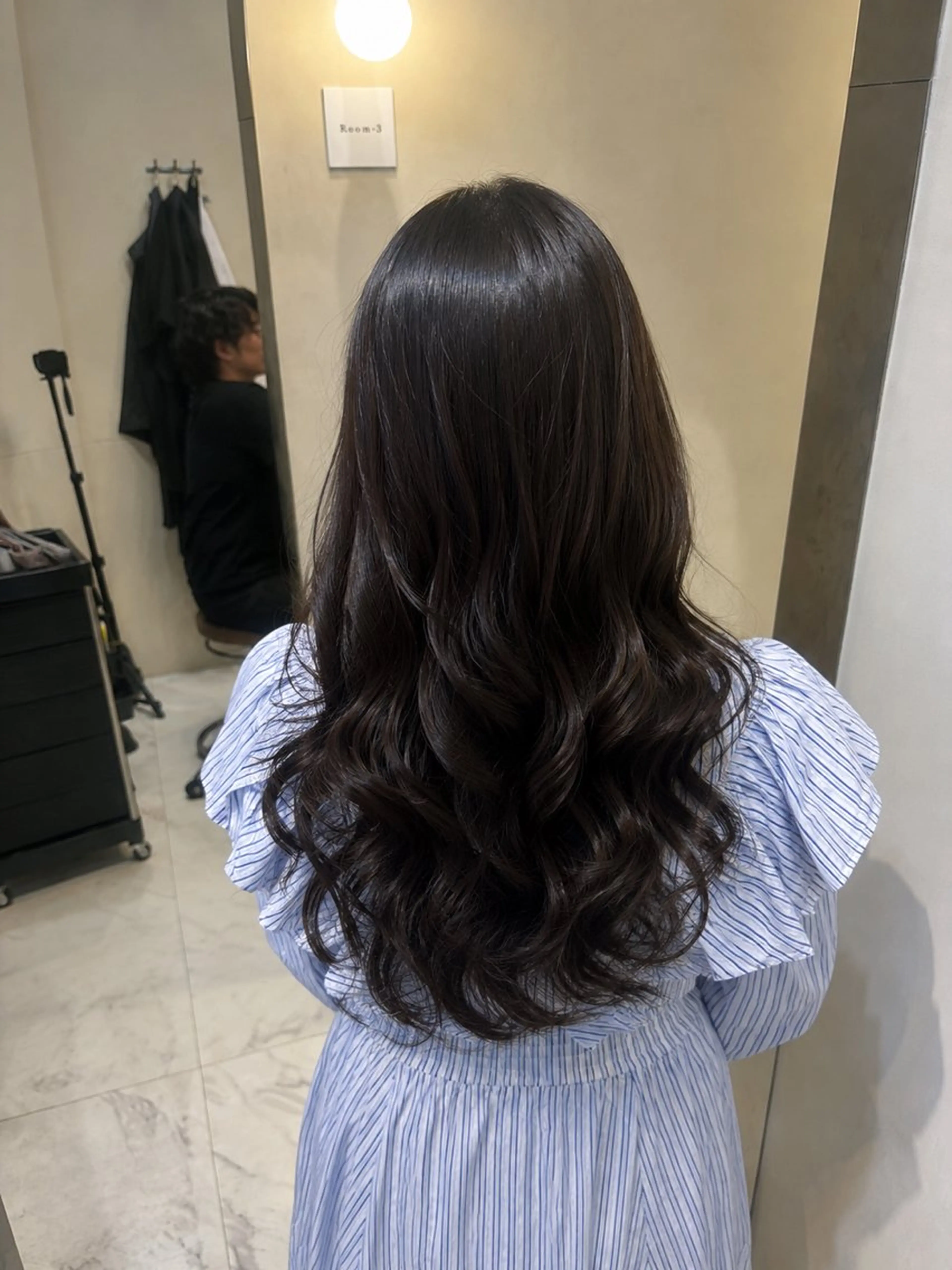 5月24までの限定メニュー!コテ巻き風パーマカットカラートリートメントの写真