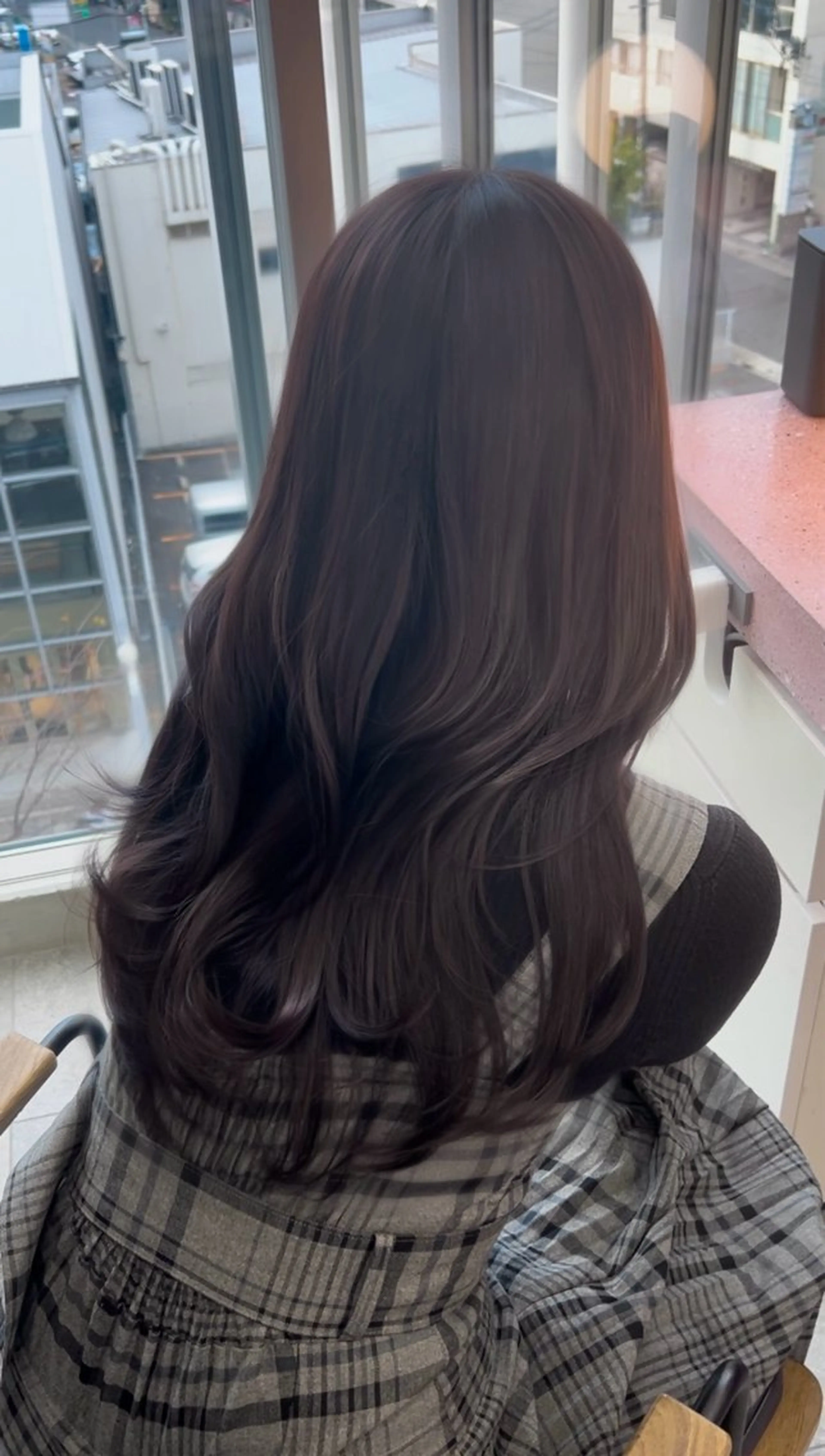 セミロング カラー ベージュカラー ラベンダーカラー ラベンダーベージュ レイヤーカット カット ヘアカラー トリートメント 髪質改善カラー🦋 レイヤー/ナカネのヘアスタイル