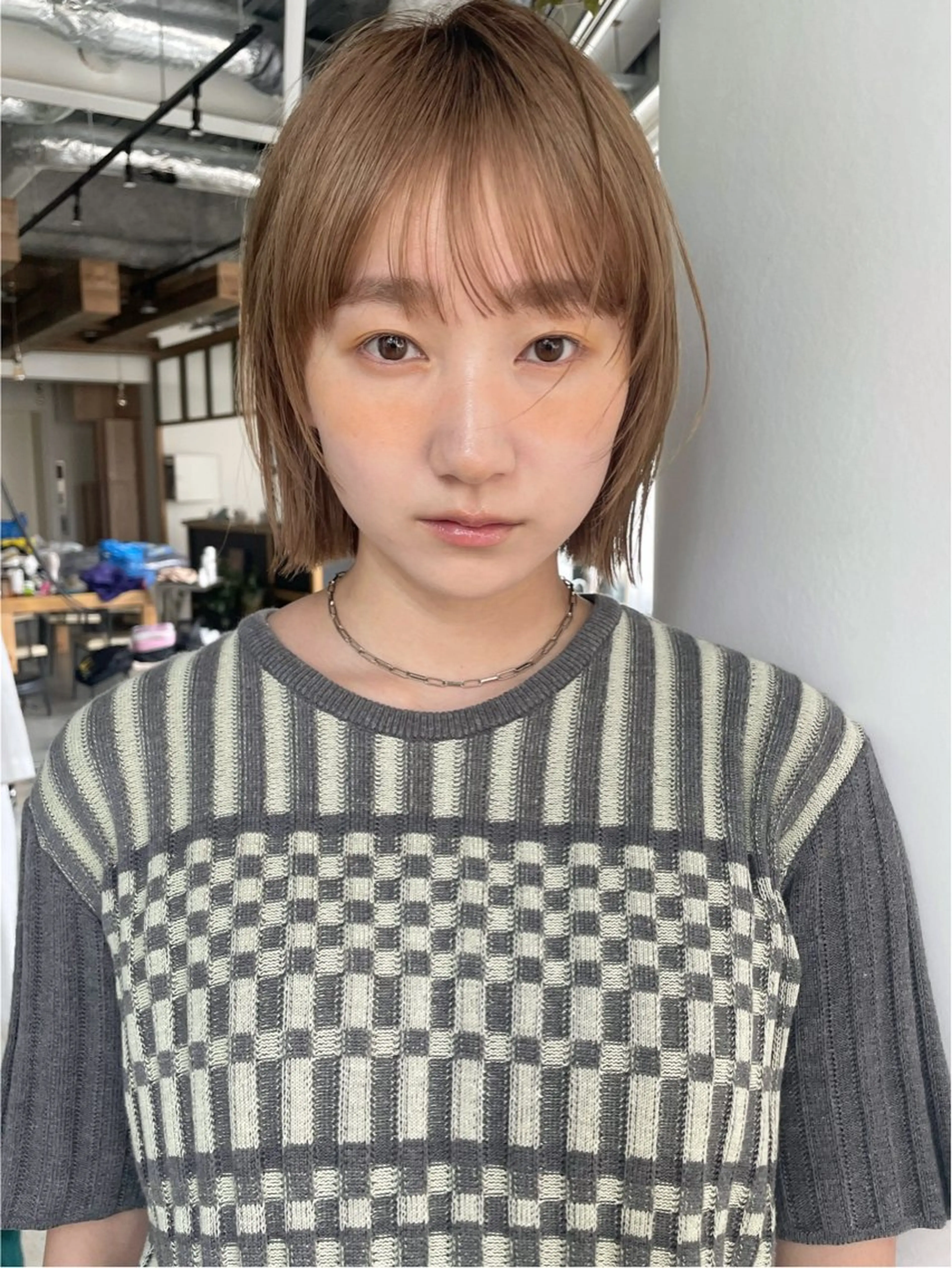 ショート ボブレイヤー ボブ レイヤーカット December渋谷所属・無料カットモデル募集 / 涼 乃のヘアスタイル