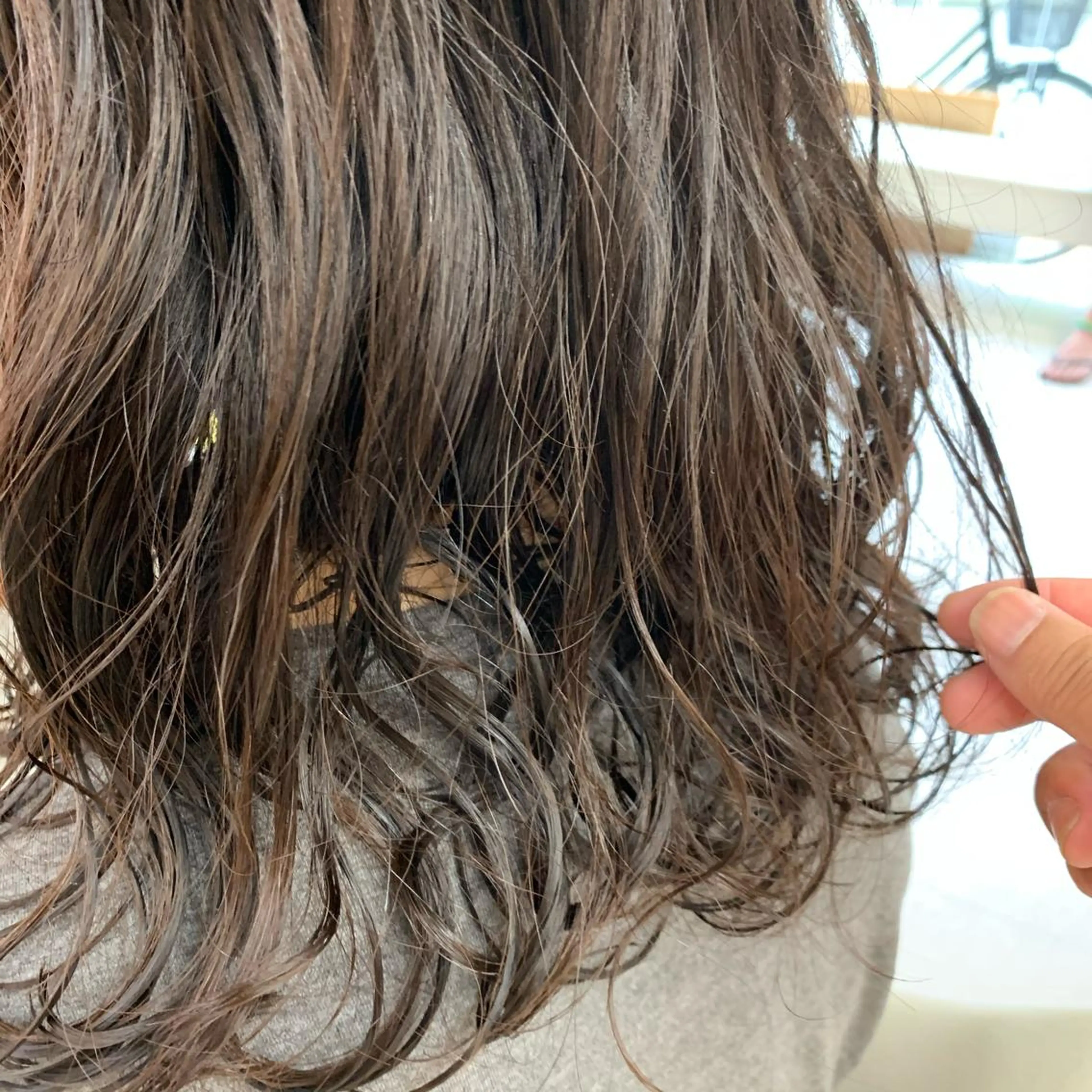 セミロング 仁和山 健汰のヘアスタイル