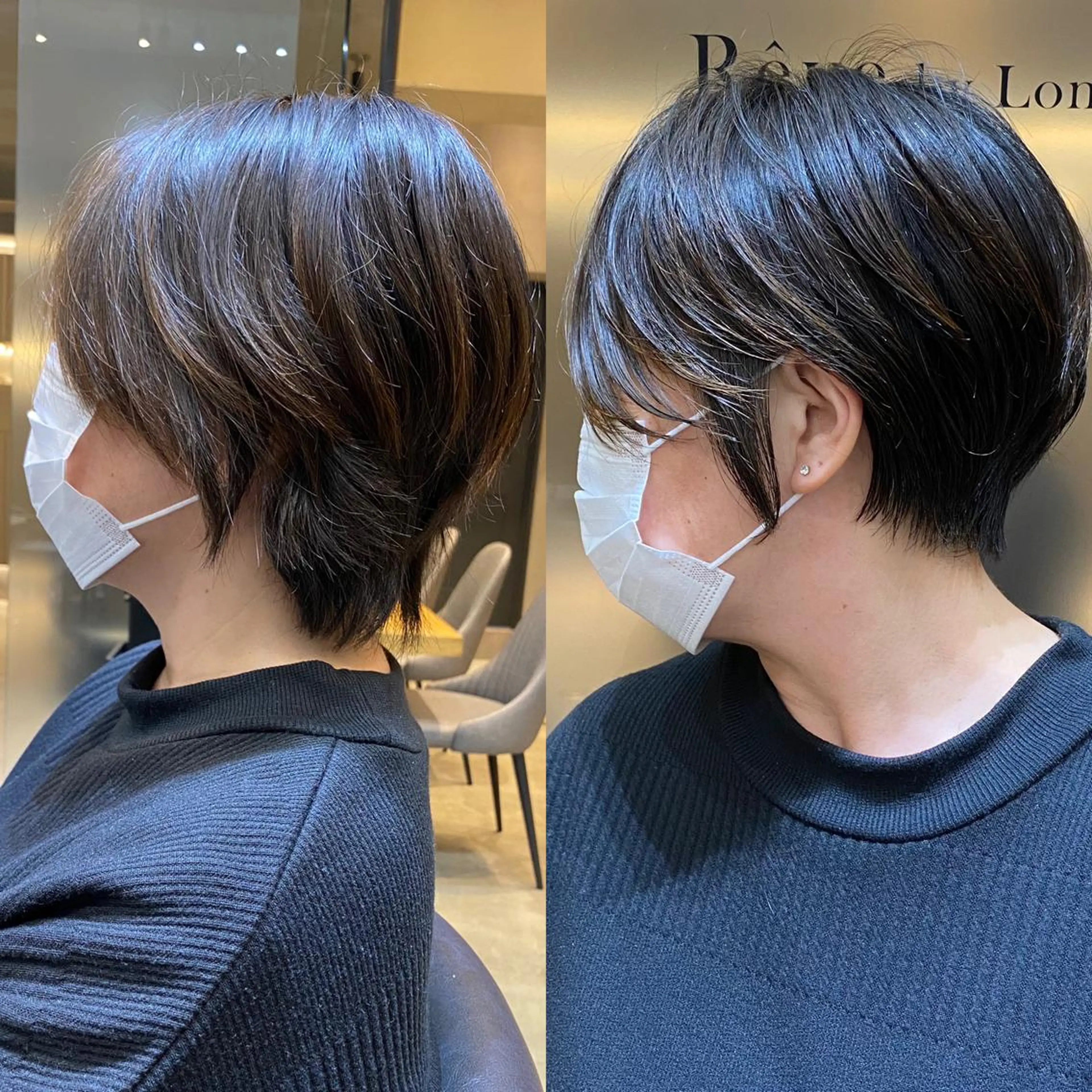 ショート カラー ❣️レイヤーカット ❣️渡部晃輝のヘアスタイル