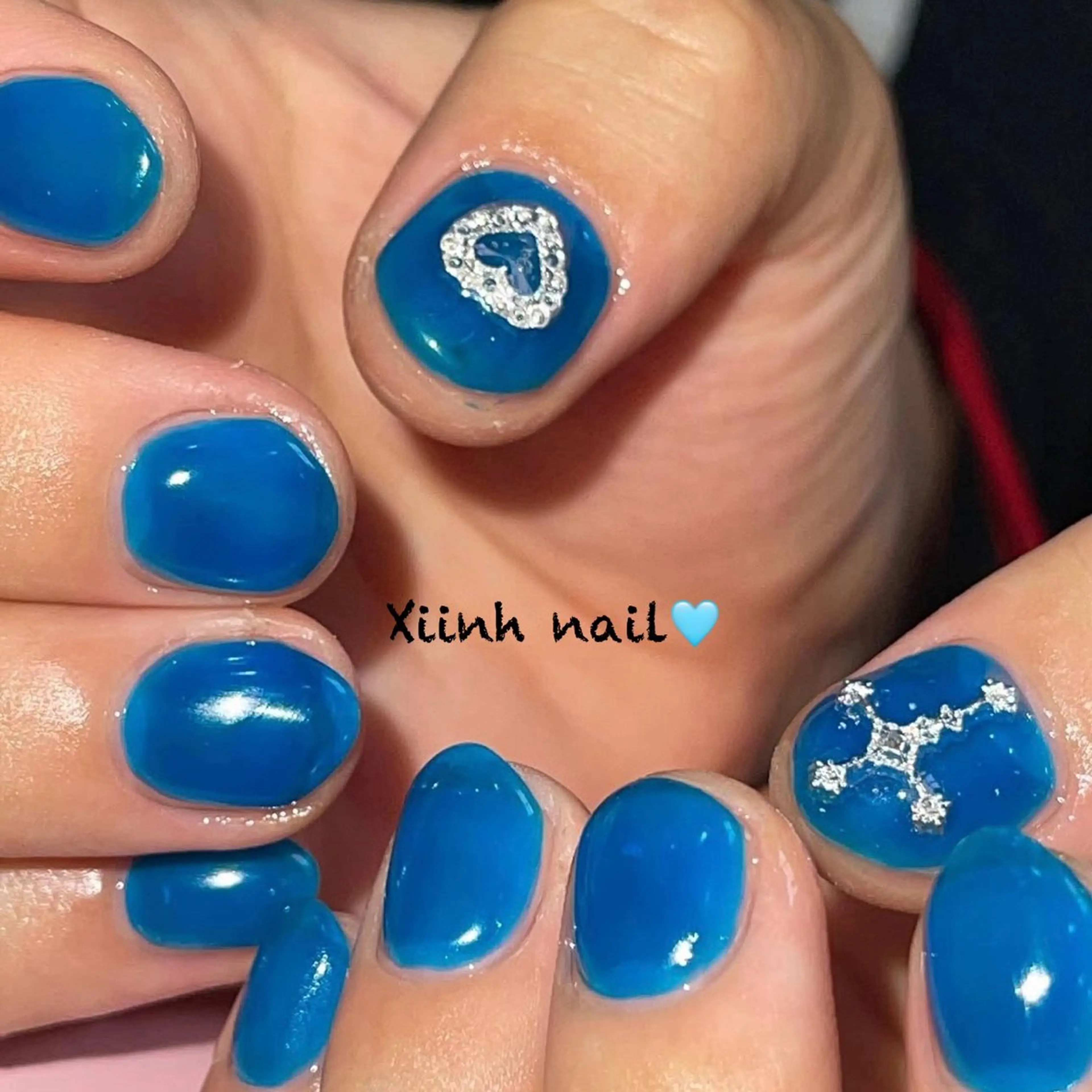 ネイル チークネイル 桜ネイル フットネイル ジェルネイル ハロウィン XIINH NAIL SALONのネイルデザイン