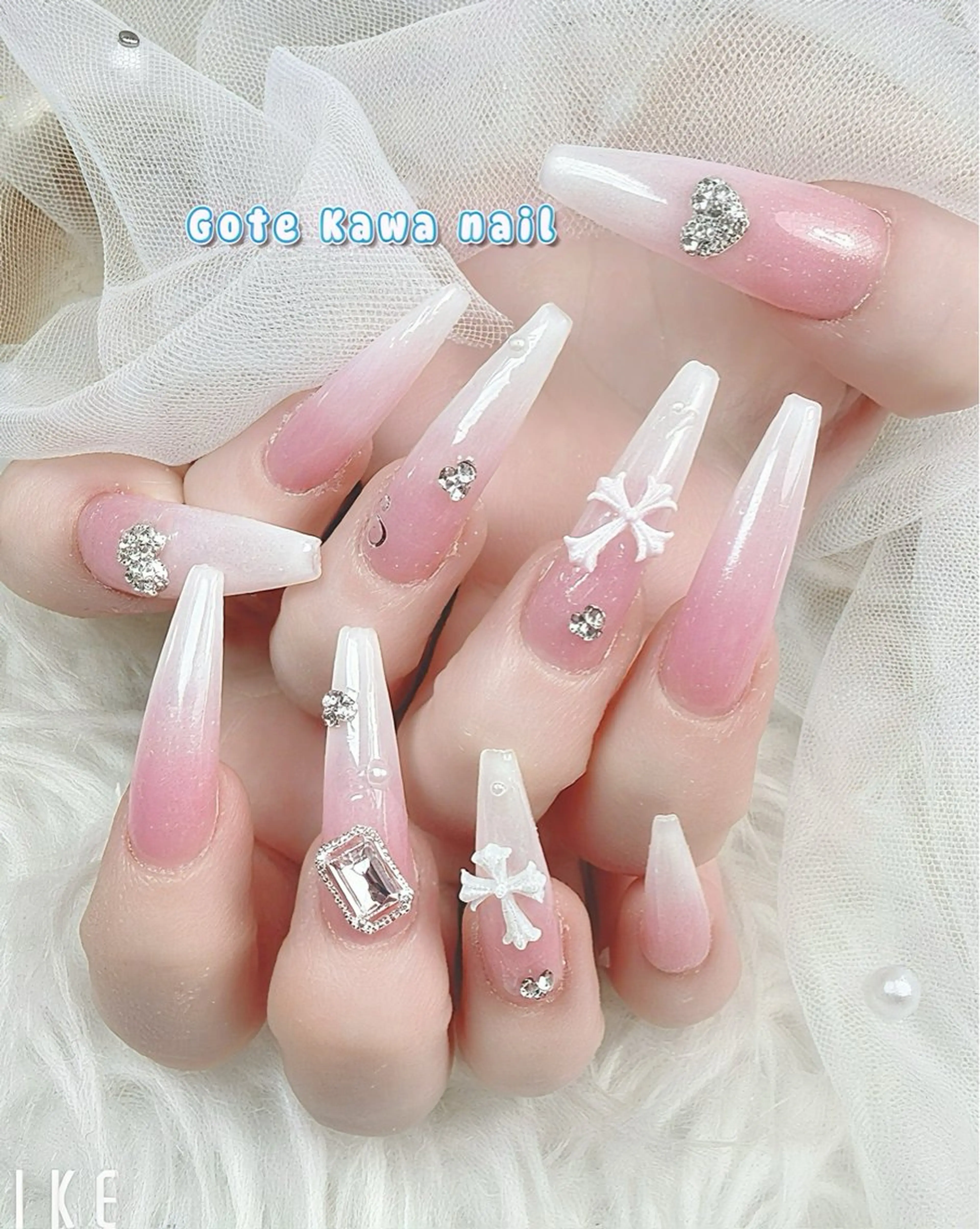 ネイル グラデーション ワンホンネイル ハンドネイル ハンドケア Gote Kawa nail salonのネイルデザイン