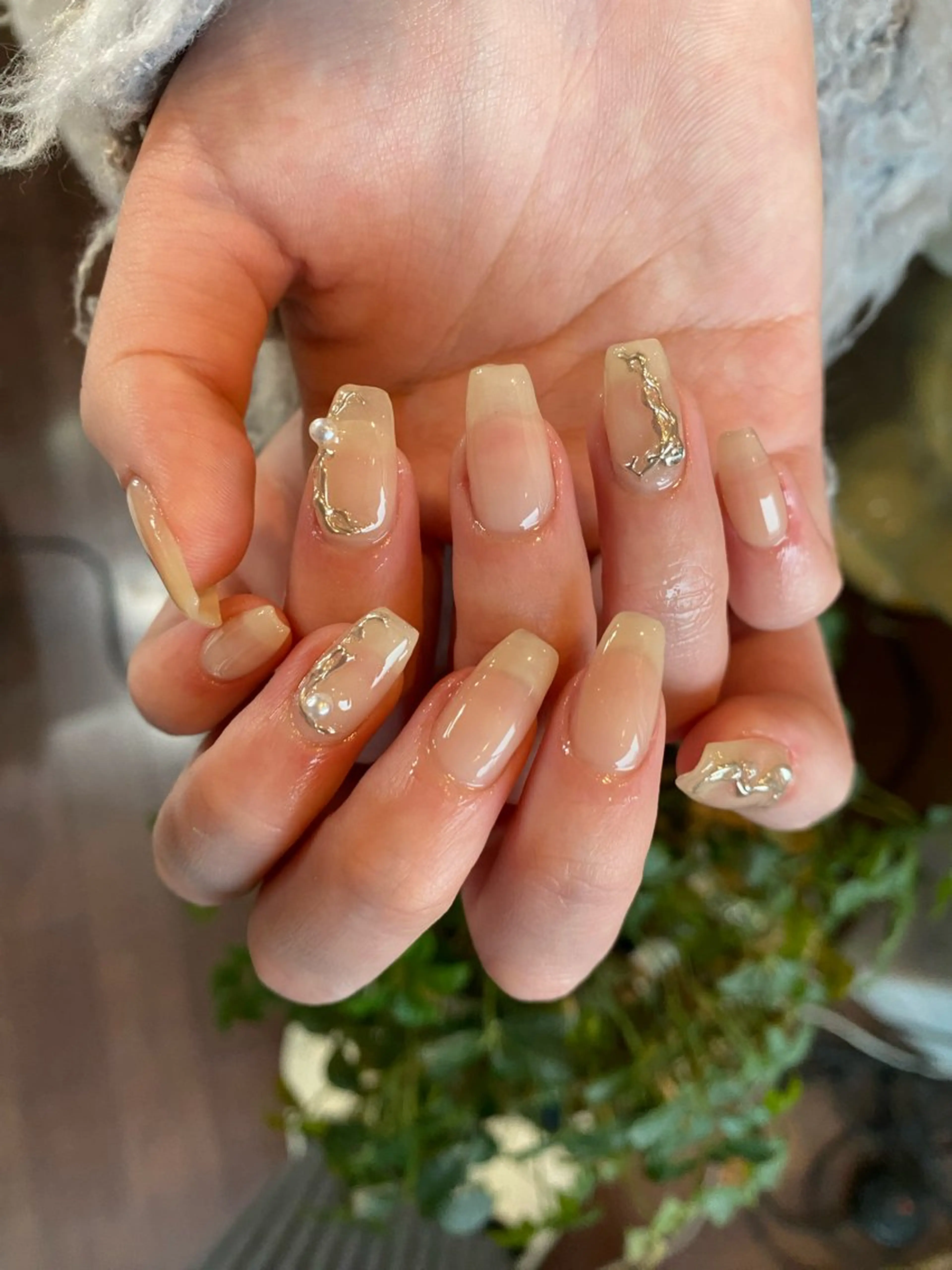 ネイル crystal ⭐︎ colorのネイルデザイン