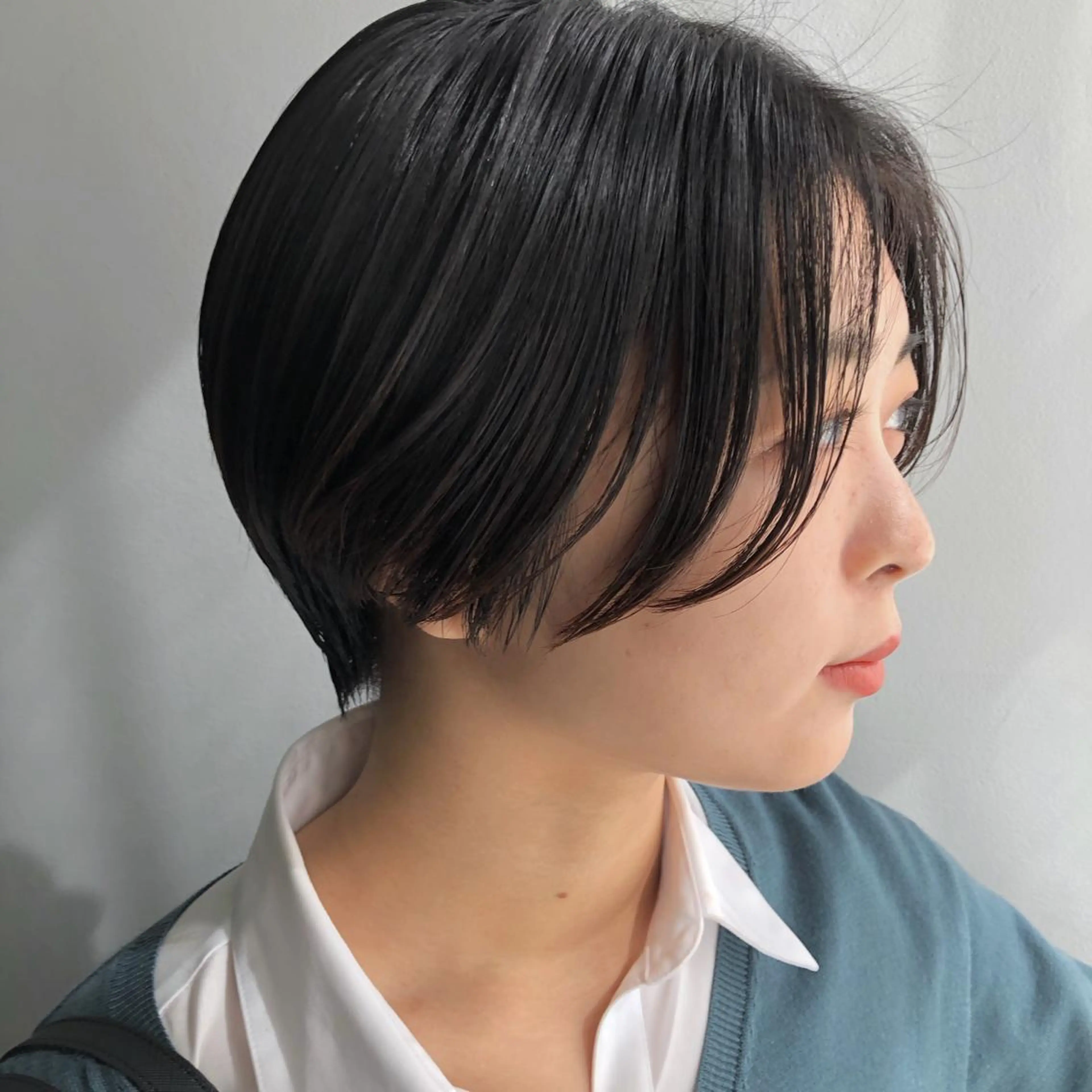 ショート 低ダメージパーマ ケアパーマ/武田明大のヘアスタイル