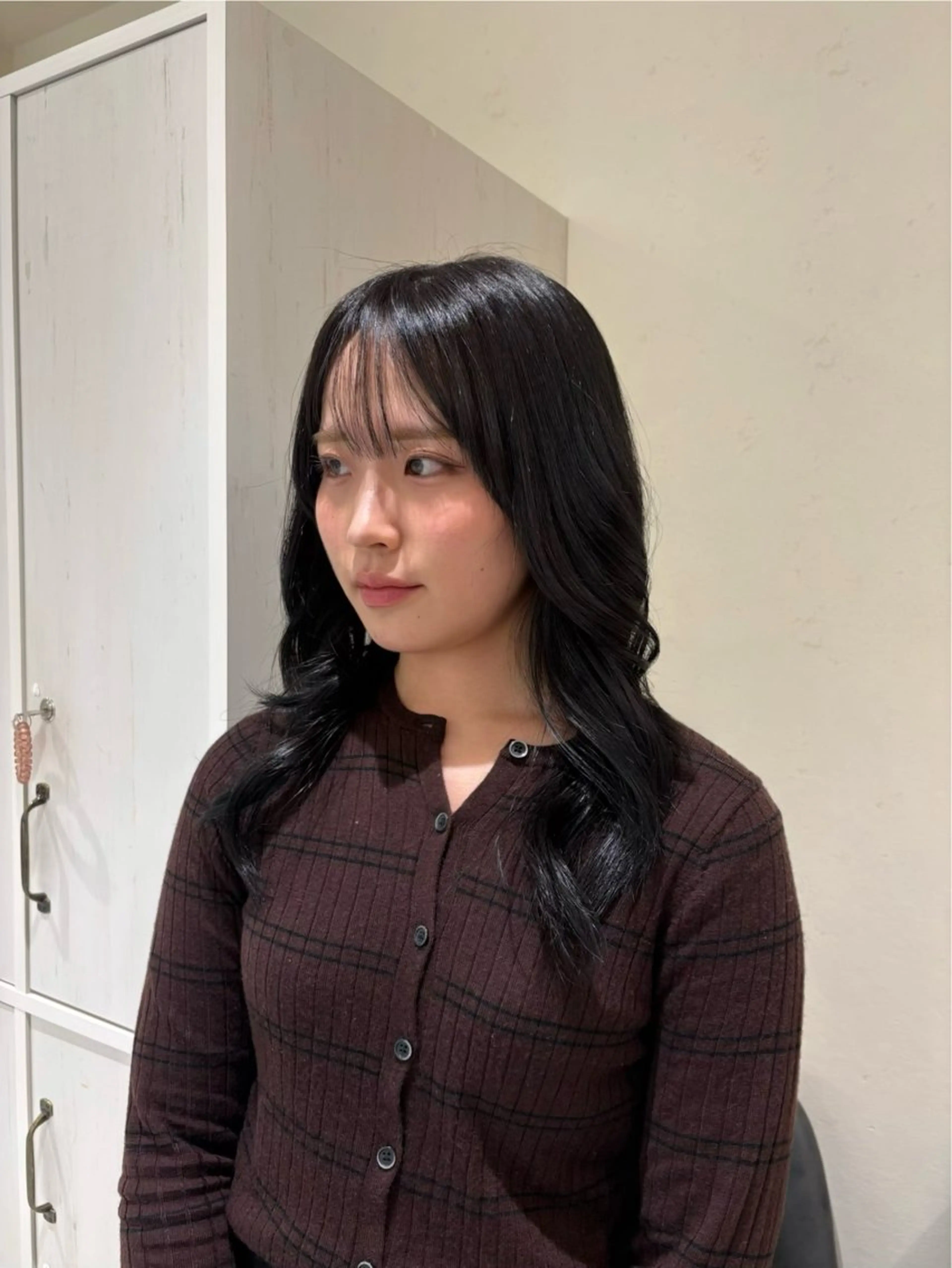 ロング レイヤーカット カット ヘアカラー 神田 音羽のヘアスタイル