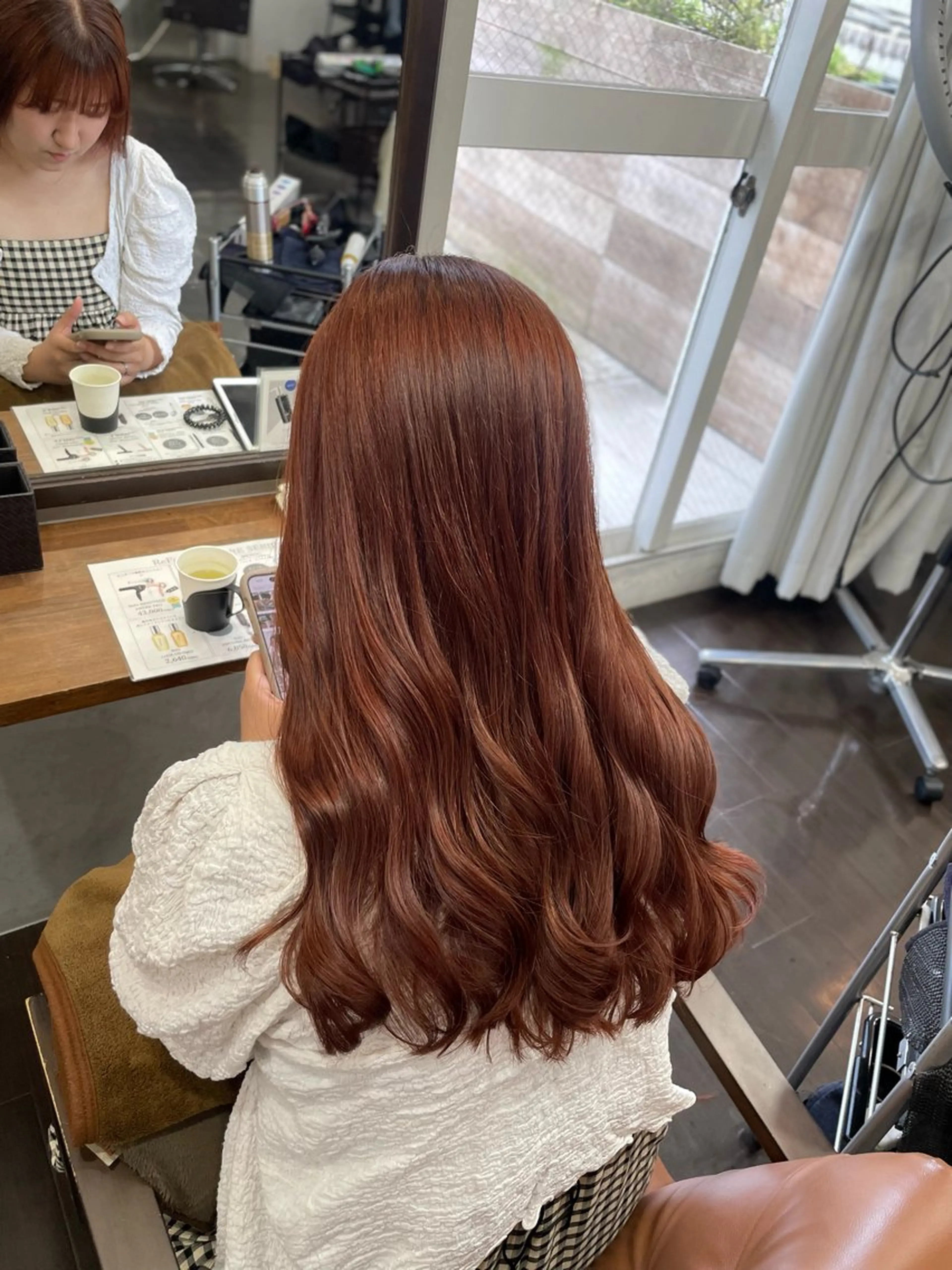 ロング カラー カット ヘアカラー トリートメント 暖色カラー/ メンズ/名駅/ユキハのヘアスタイル