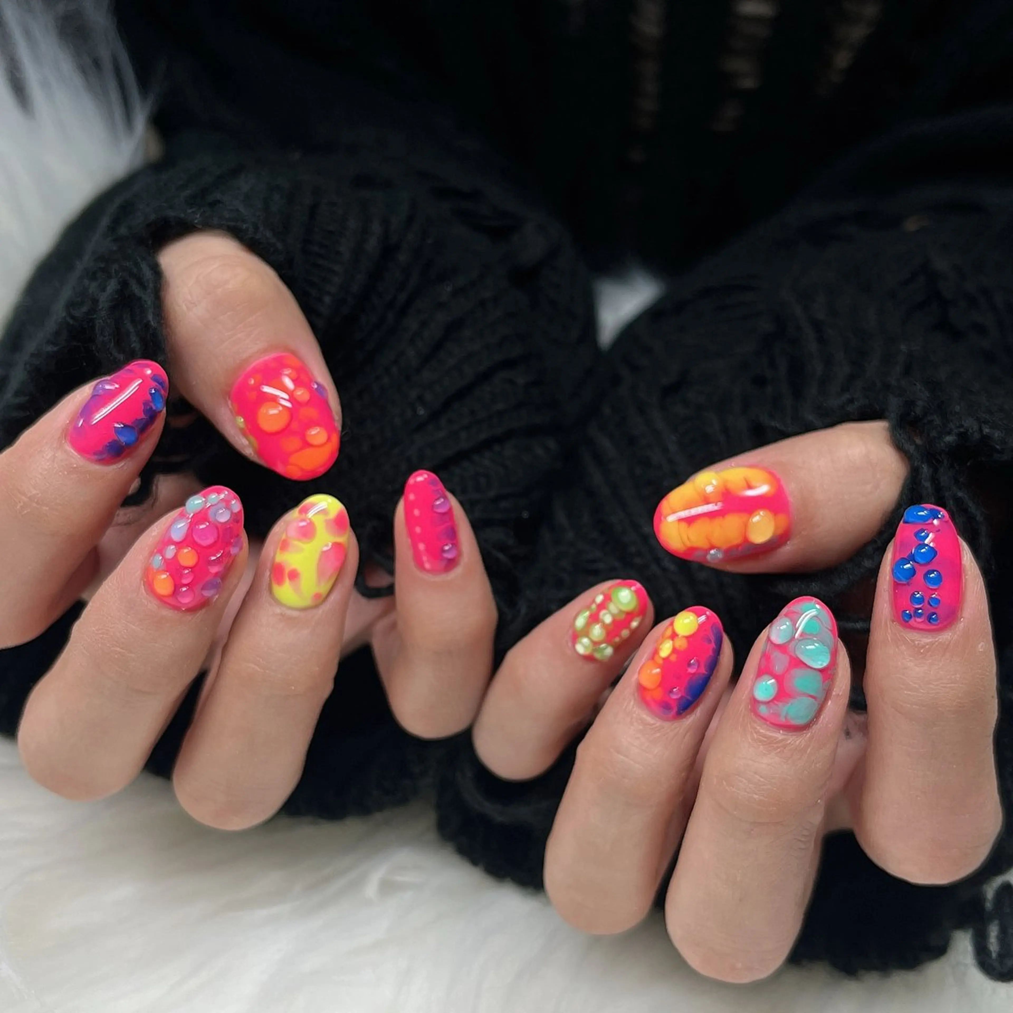 ネイル アートネイル キラキラネイル 韓国ネイル ラメ(グリッター) ロングネイル ハンドネイル 🐕‍🦺Yappy 💗A-tanのネイルデザイン