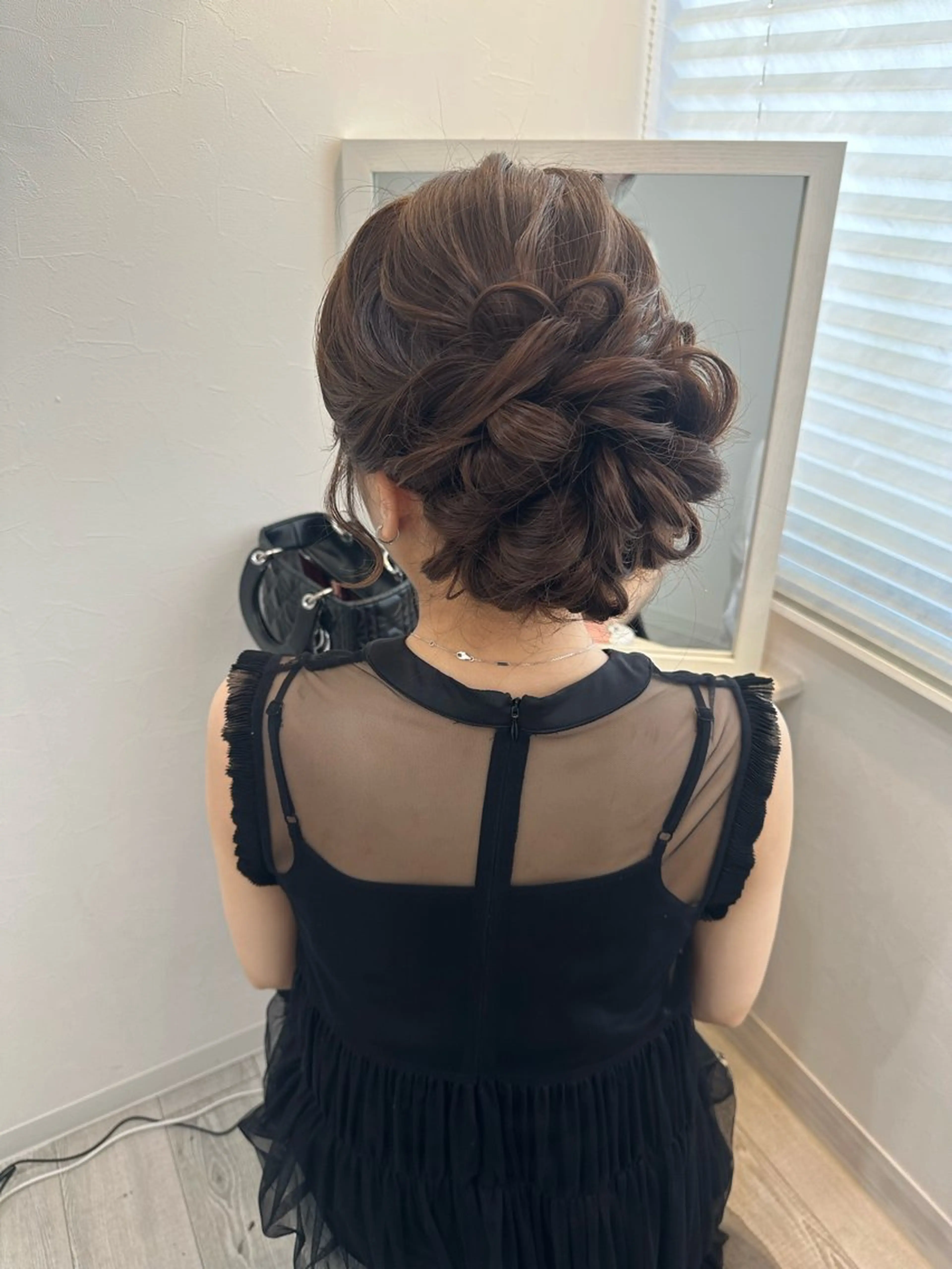 ヘアアレンジ ヘアセット 谷口遥 ♡ jolie栄店のマツエク・マツパデザイン