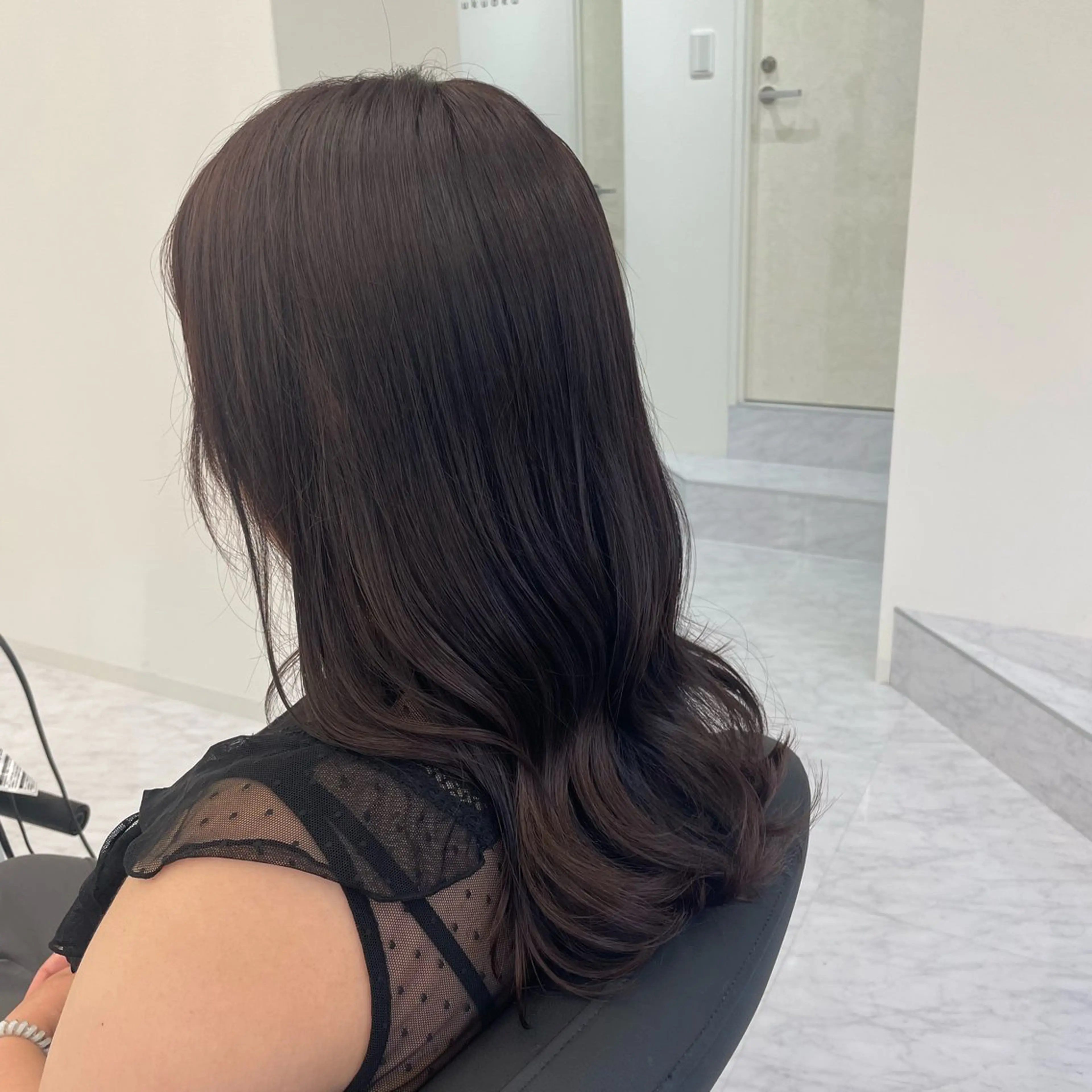 ロング カラー ブリーチ ラベンダーカラー ブリーチなしカラー ヘアカラー Ayano‪‪🎀似 合わせ×透明感🎀のヘアスタイル