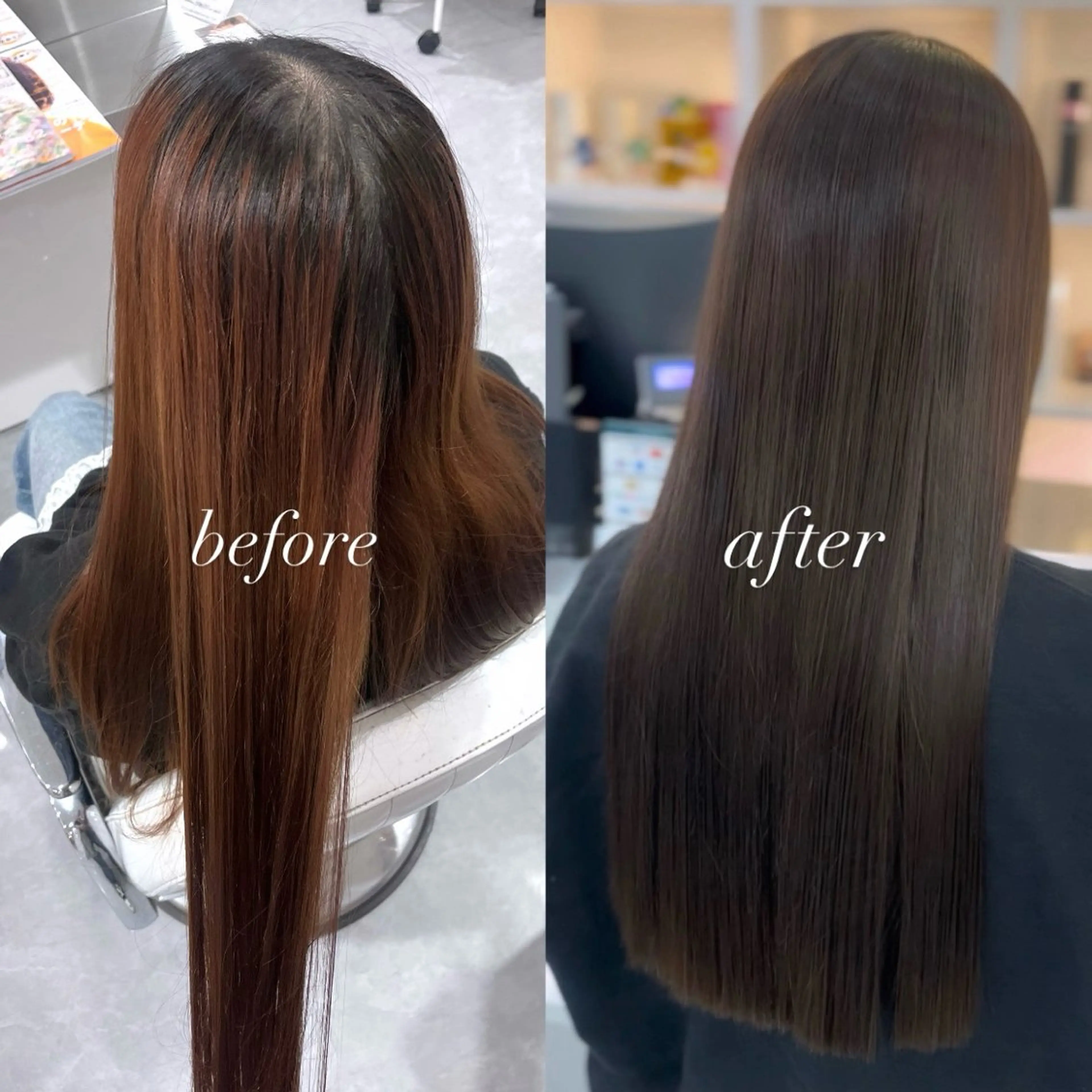 🫧似合わせカット+赤み消し透明感カラー✨の写真