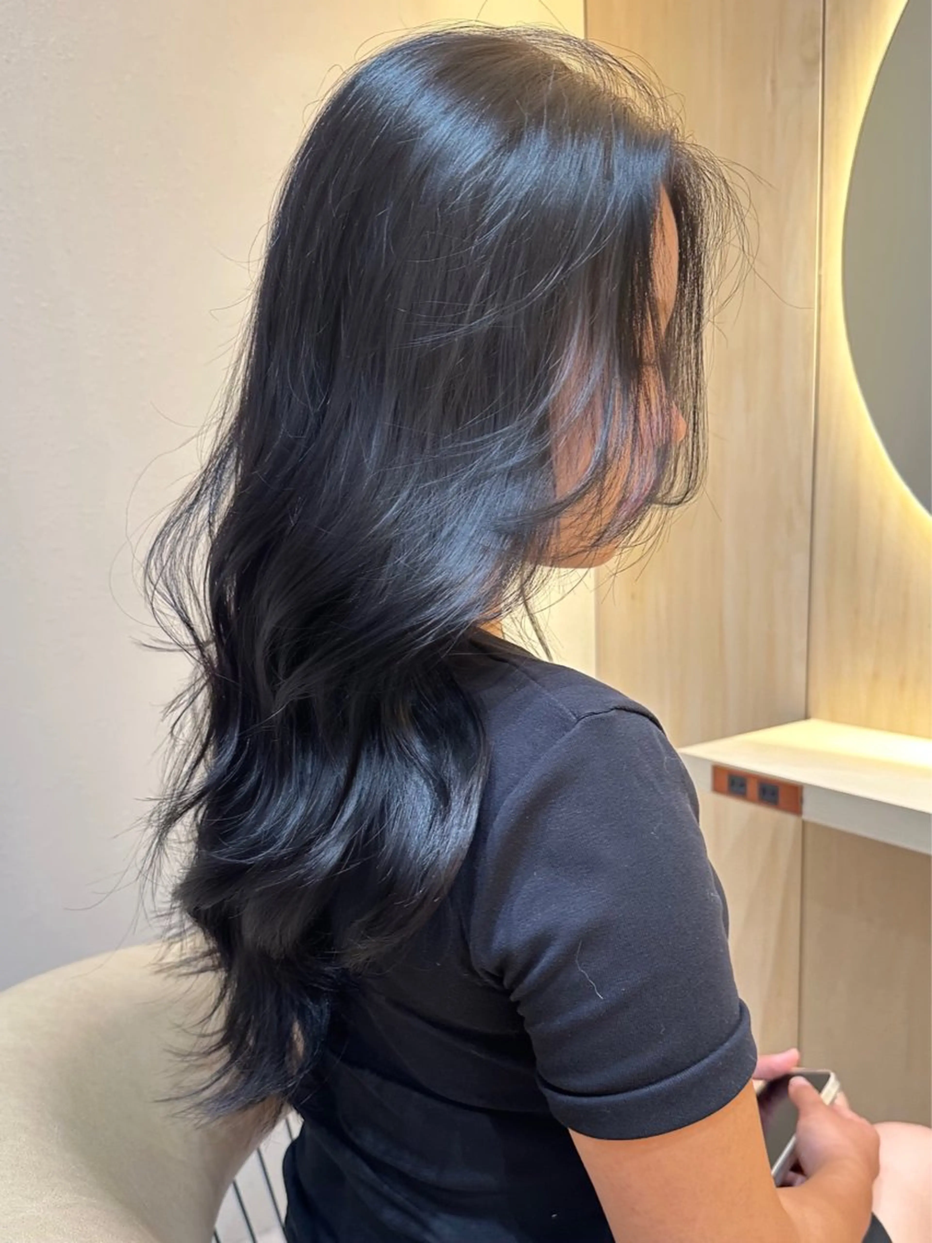 ロング カラー カット ヘアカラー トリートメント レイヤーカット/ 顔周り 五島巨幹のヘアスタイル