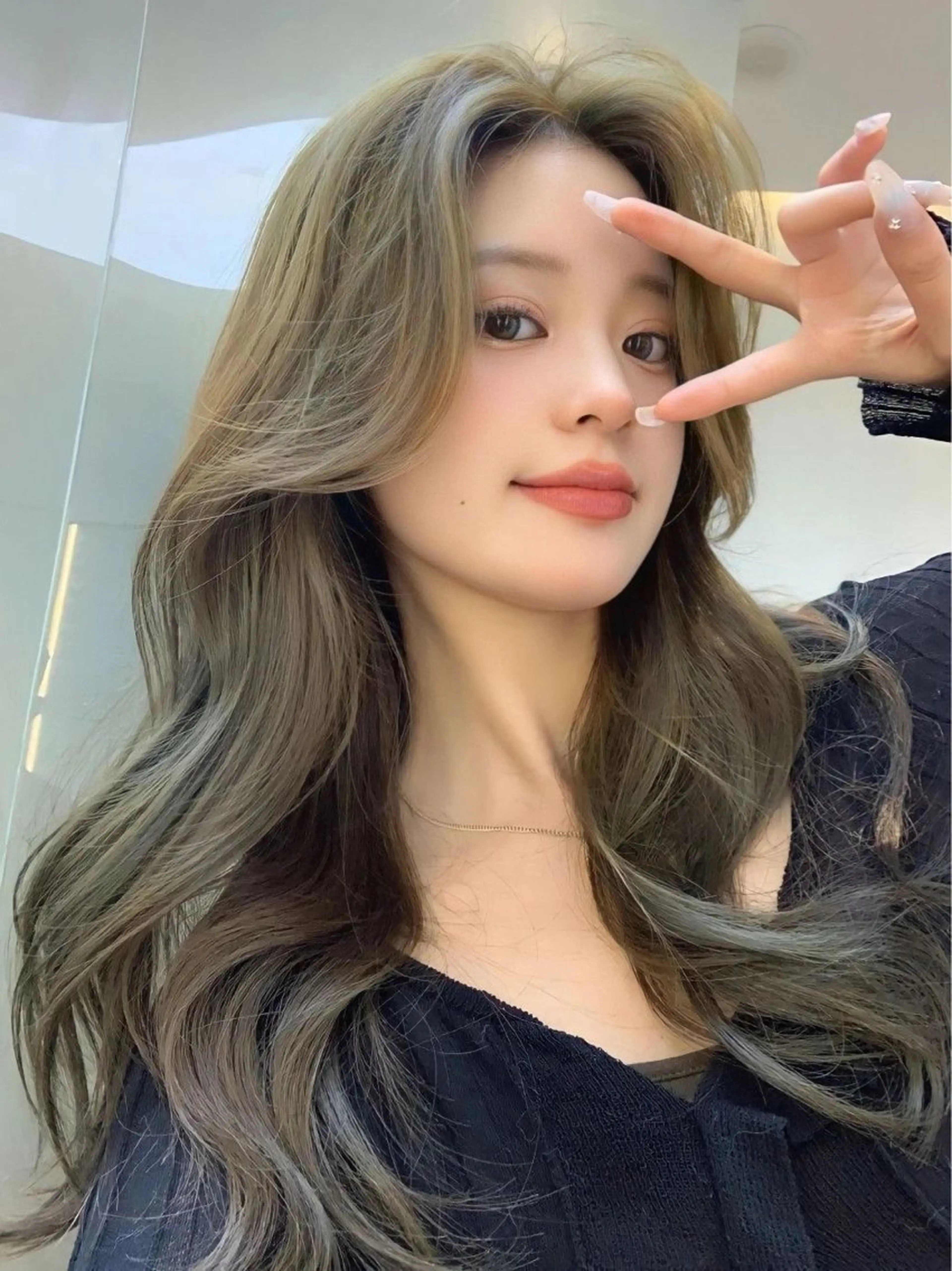 カラー 表参道˖ ࣪⊹/暗髪 /𝑹𝑰𝑶♡のヘアスタイル