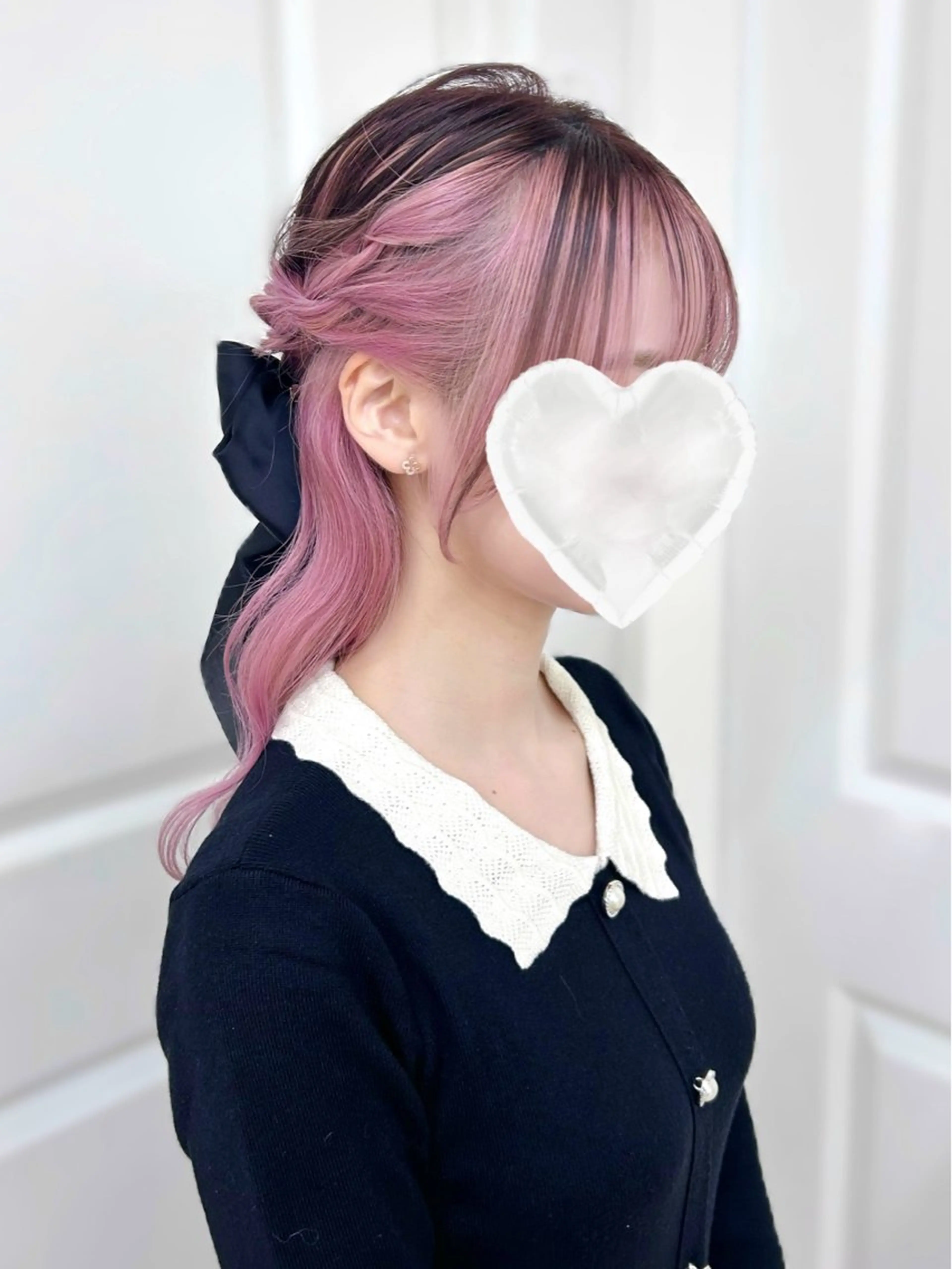 ミディアム ヘアアレンジ ヘアセット Miu‎🤍Hair ‎Arrange🎀のヘアスタイル