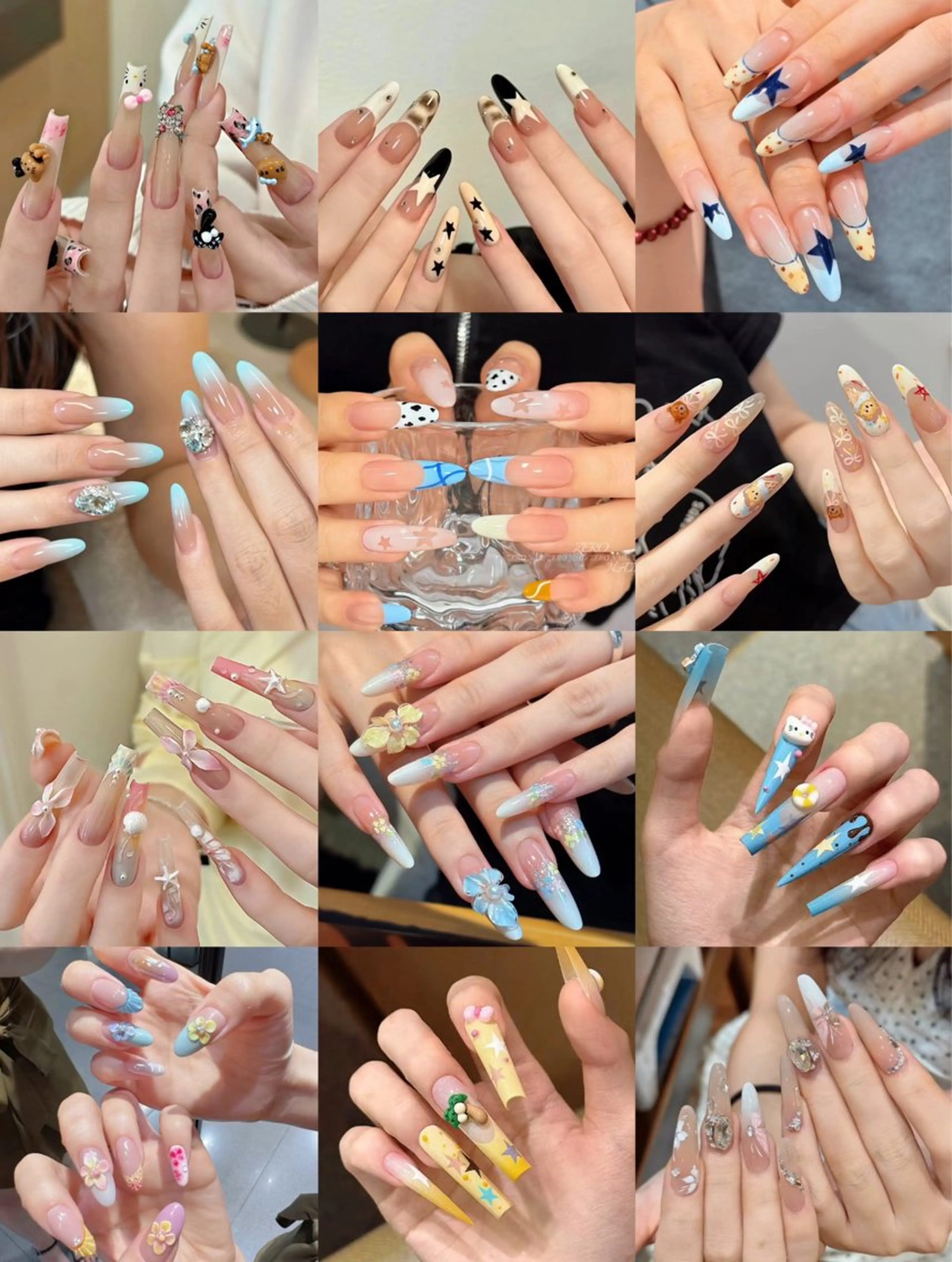 ネイル 長さだし専門店 M2　rikaのネイルデザイン