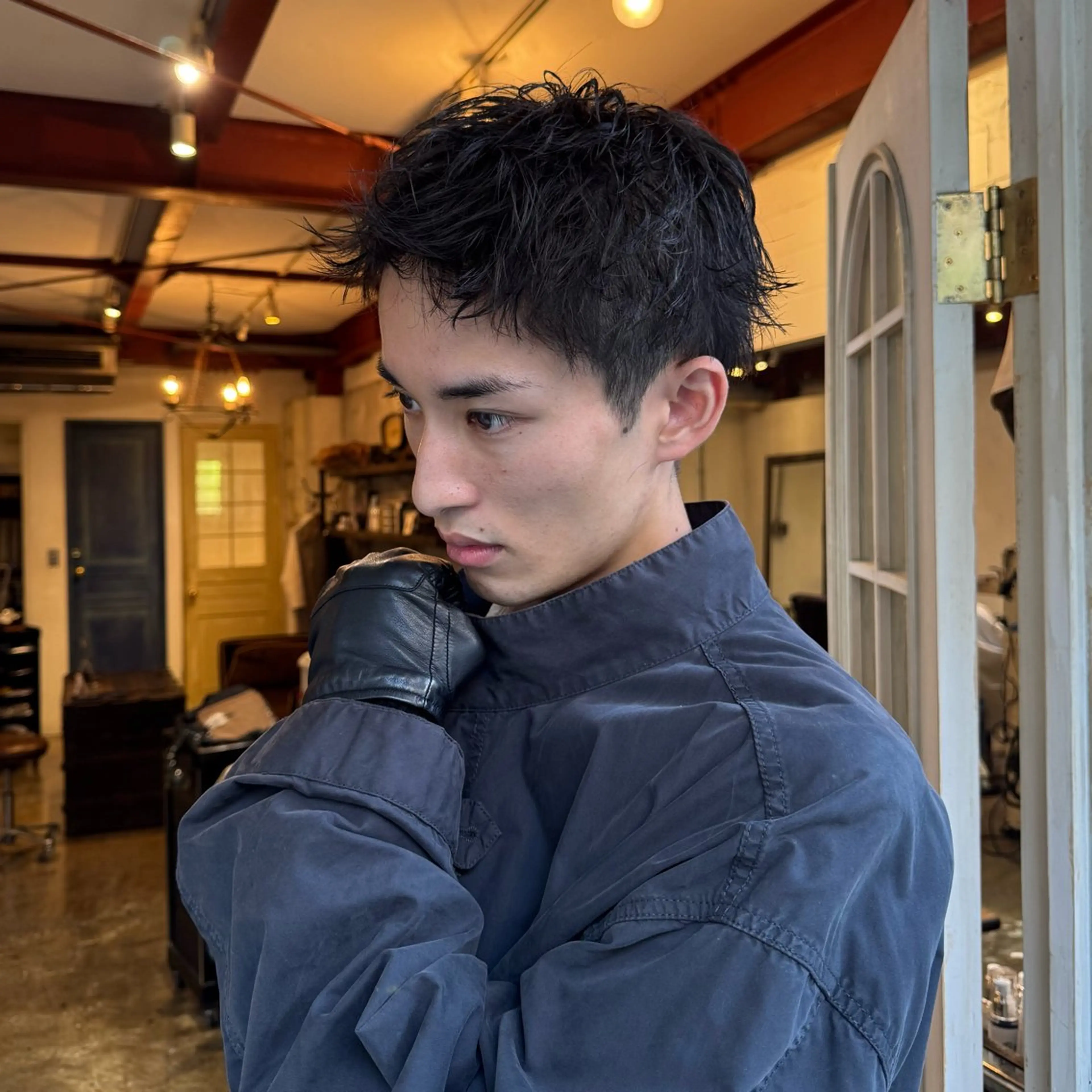 ショート パーマ メンズ メンズショート スパイキーショート ショートヘア カット 山本 優志のヘアスタイル