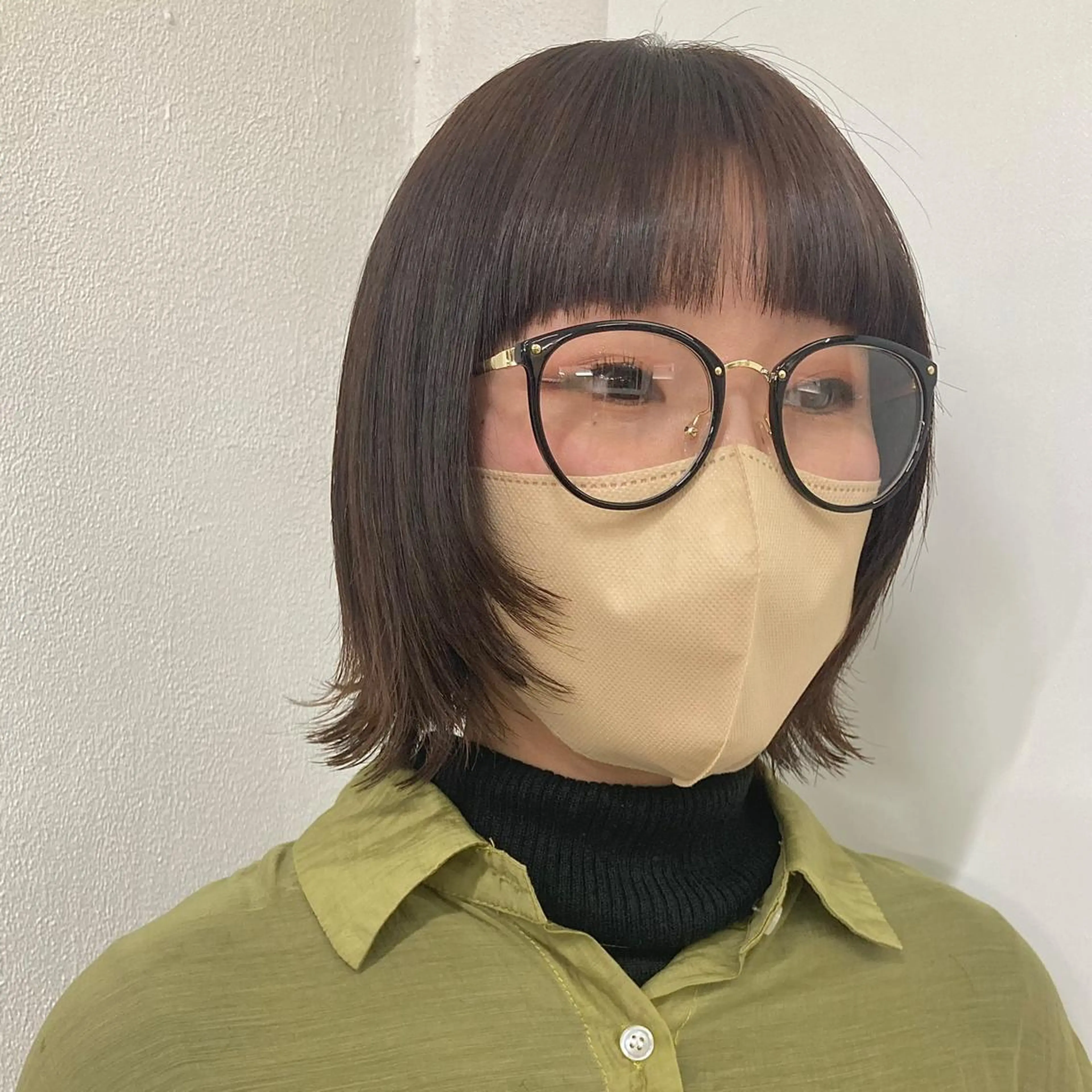 ショート カラー ウルフレイヤー エクステ/kokiのヘアスタイル