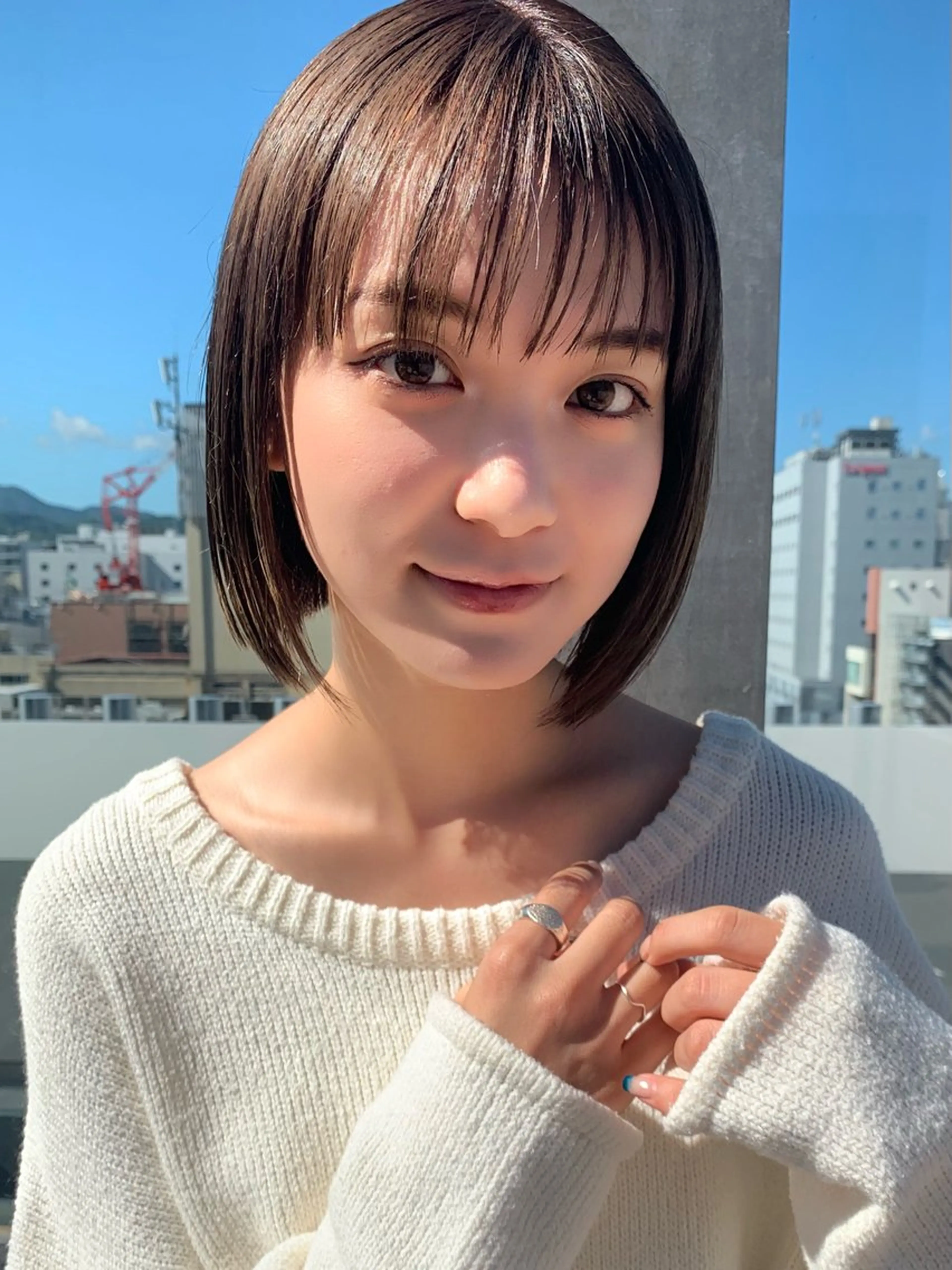 ショート レイヤー/ボブパーマ ⭐️NAOKIのヘアスタイル