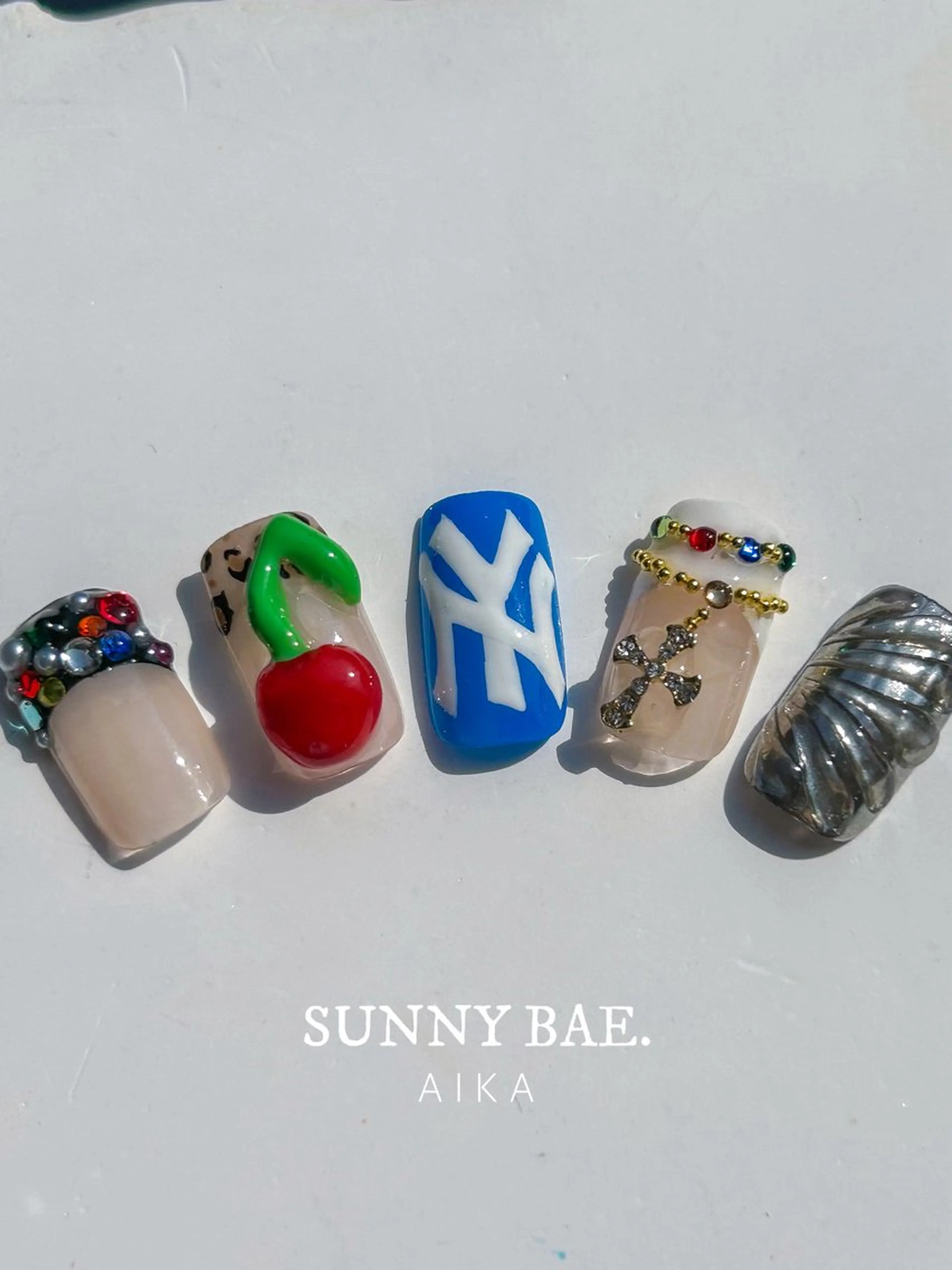 ネイル アートネイル 夏ネイル Made By AIKAのネイルデザイン