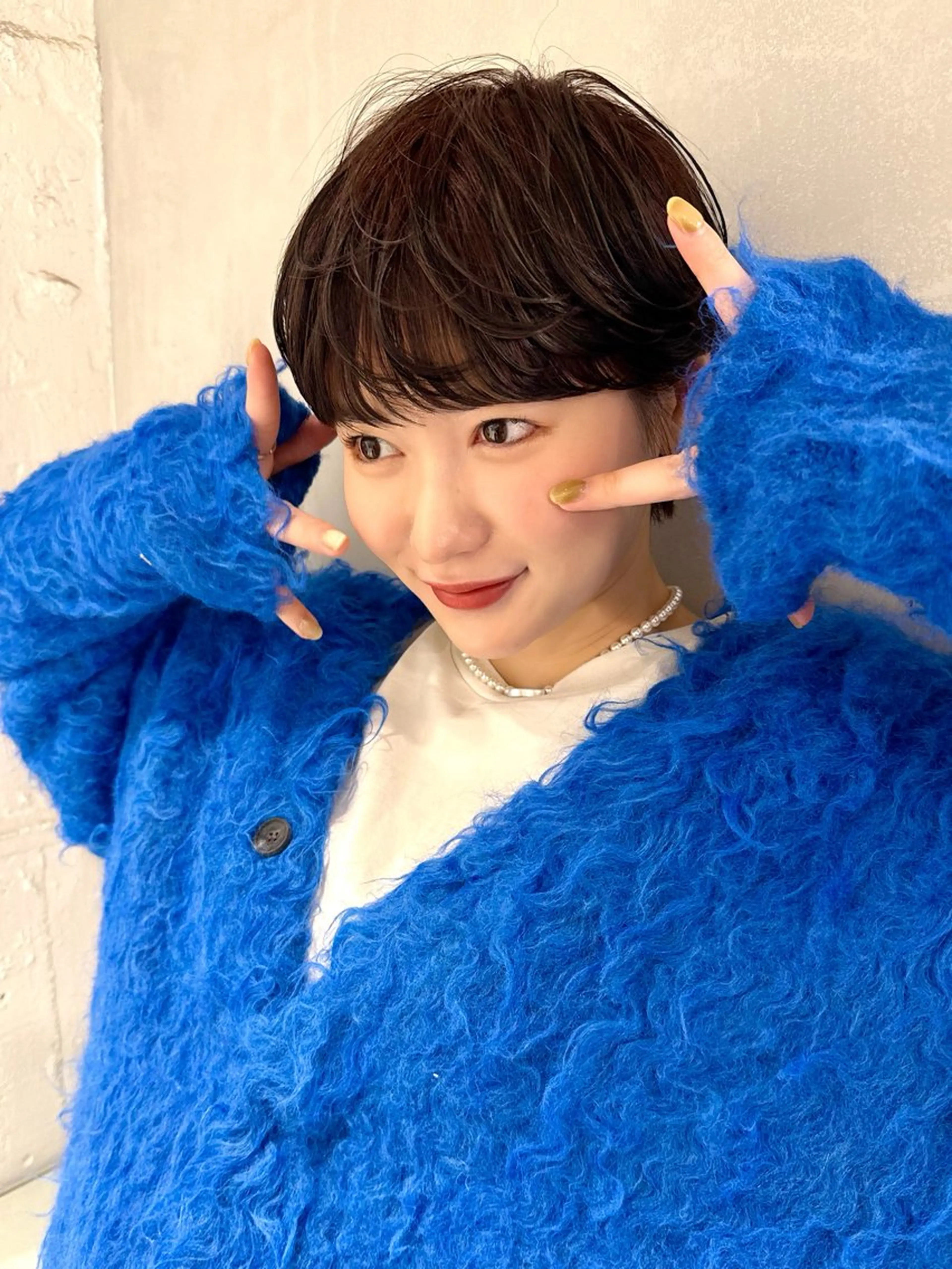 ショート カット ヘアカラー 骨格診断で絶対可愛い ✨丸みショート✨凌弥のヘアスタイル