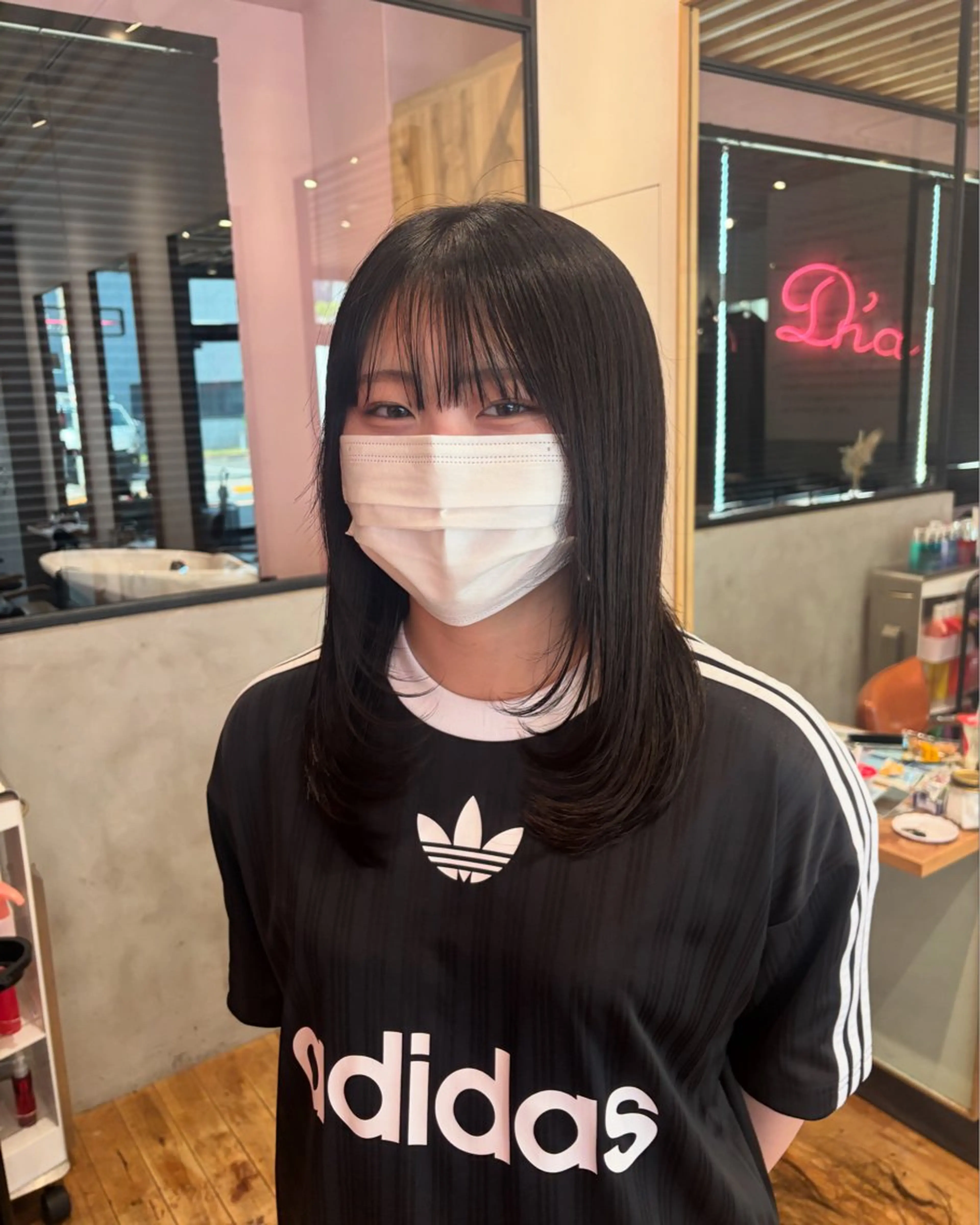 ミディアム ️🩵RINKA/ 艶color🩵のヘアスタイル