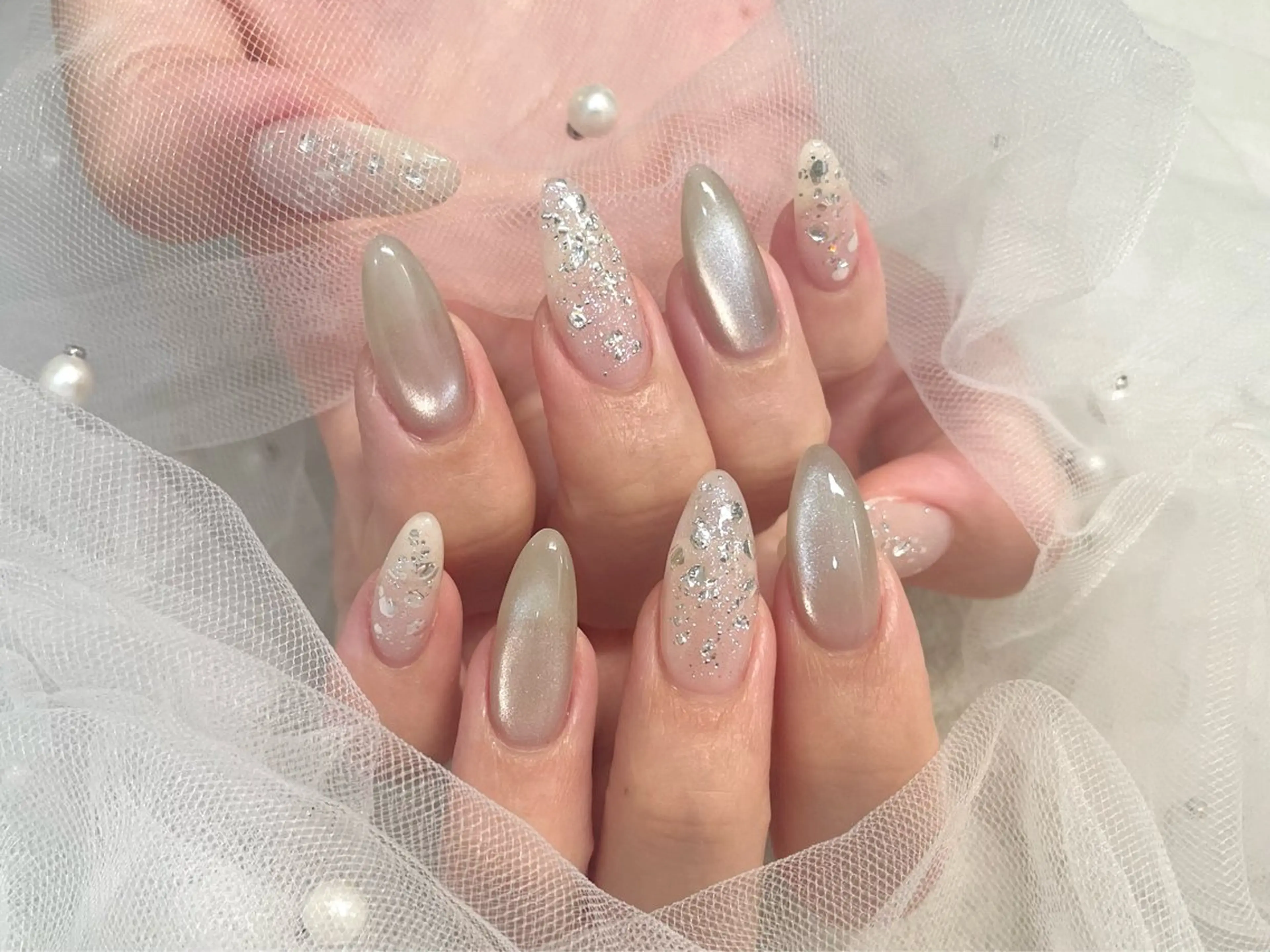 指先を綺麗に✨10本長さだし&ストーンつけ放題💅¥14000→10000の写真