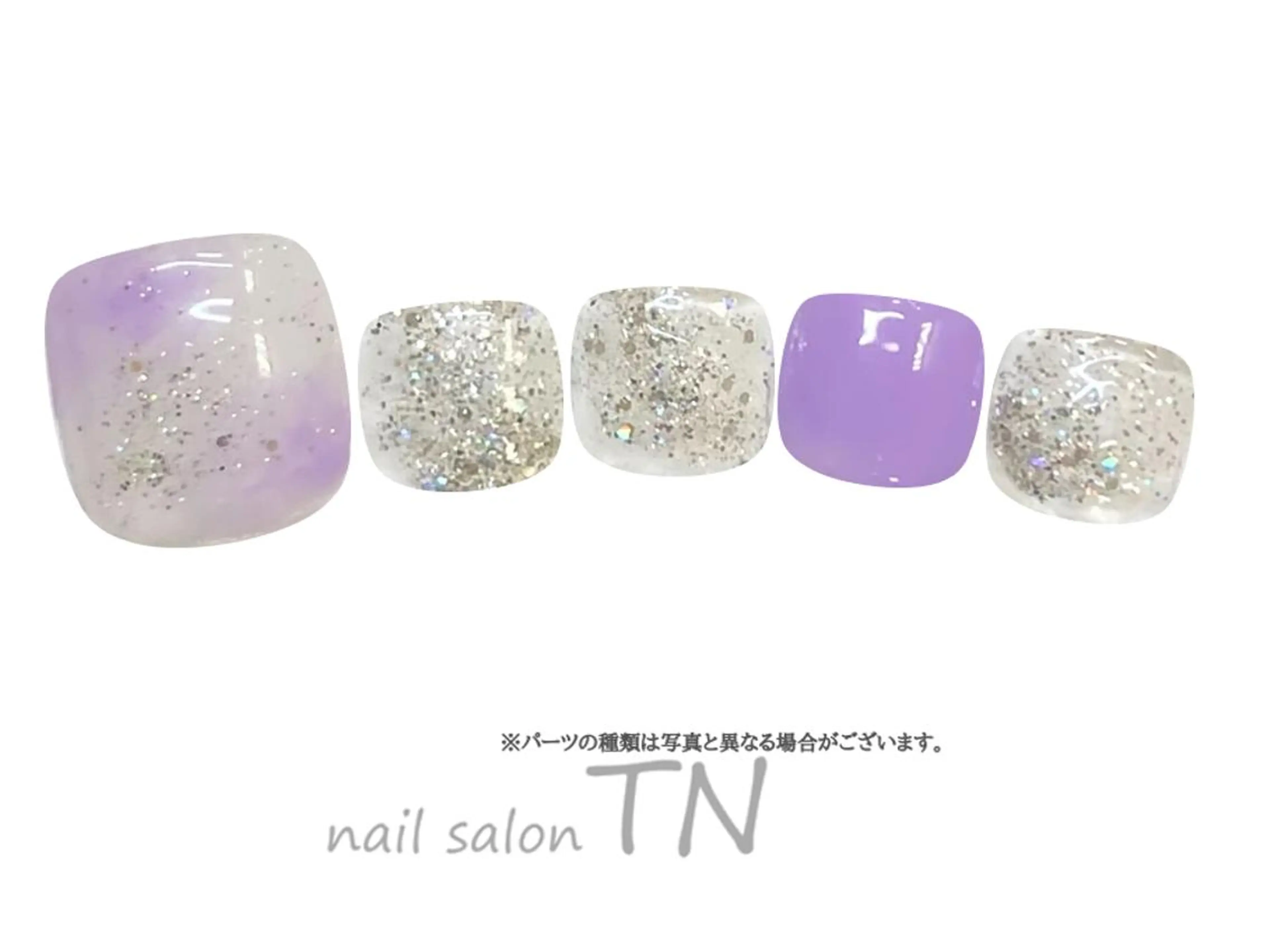 ネイル フットネイル 中島 実穂のネイルデザイン