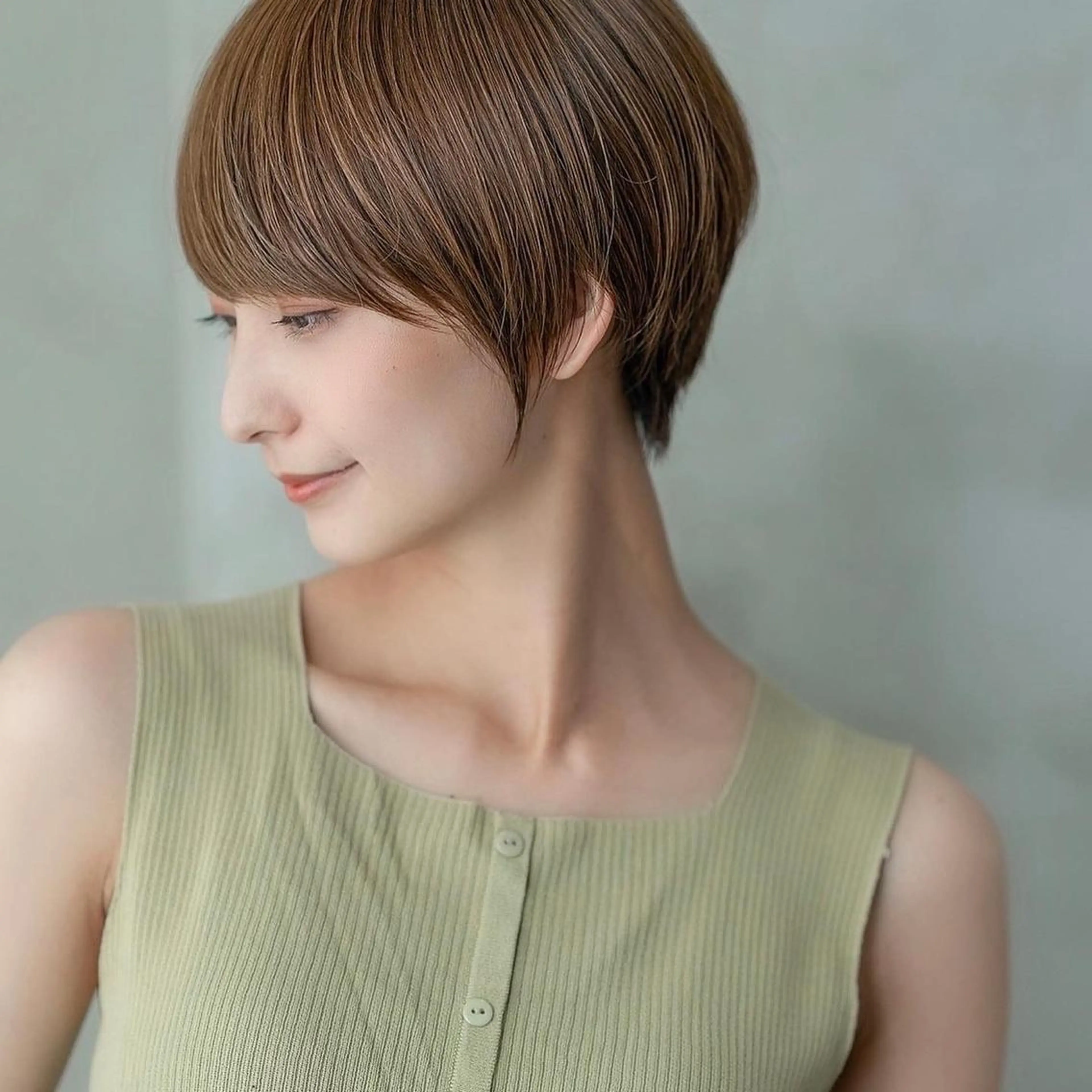 ショート カラー カット ヘアカラー トリートメント 🉐レイヤー/塩見 弘樹🉐渋谷のヘアスタイル