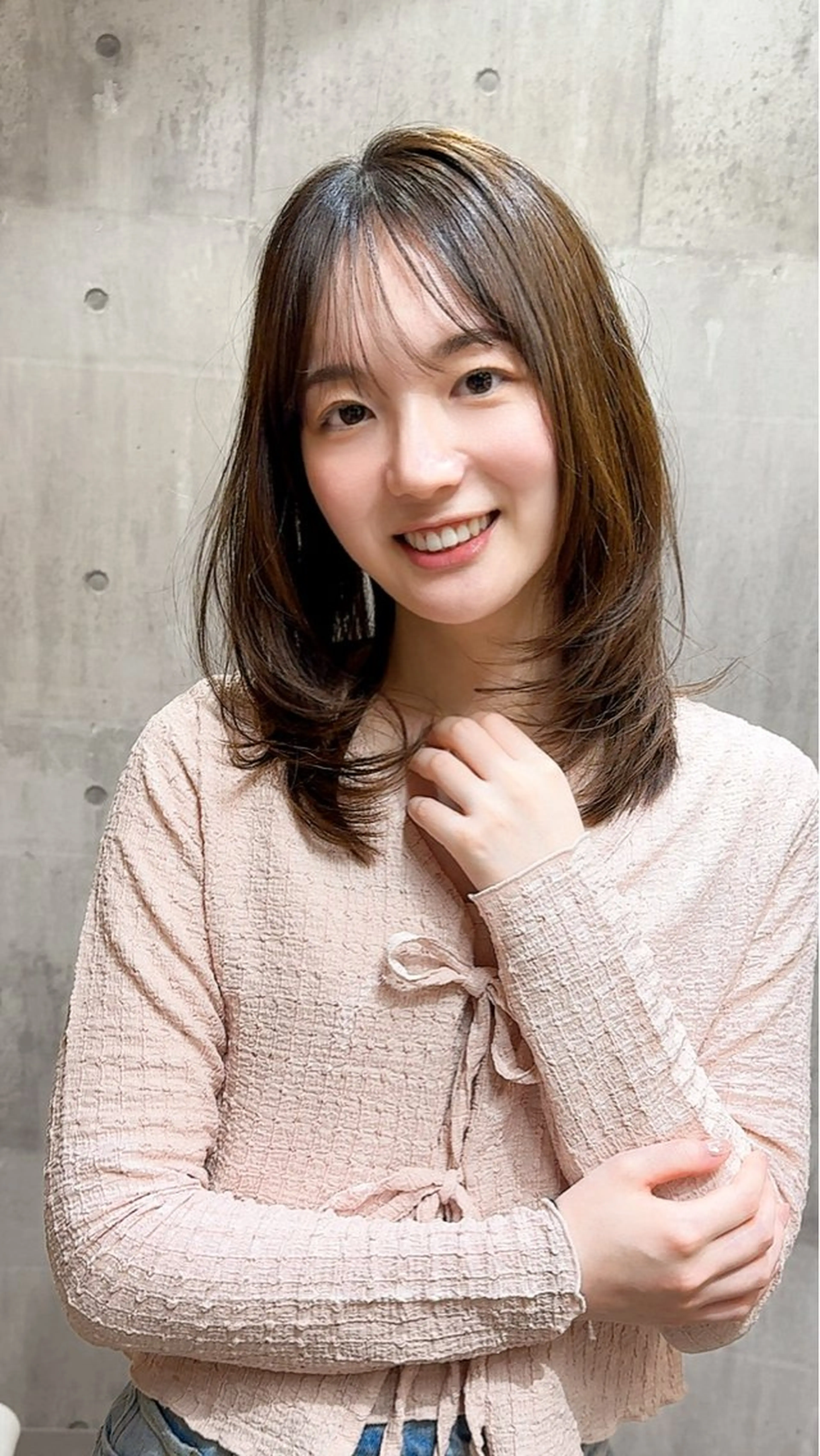 セミロング りきまる けんとのヘアスタイル