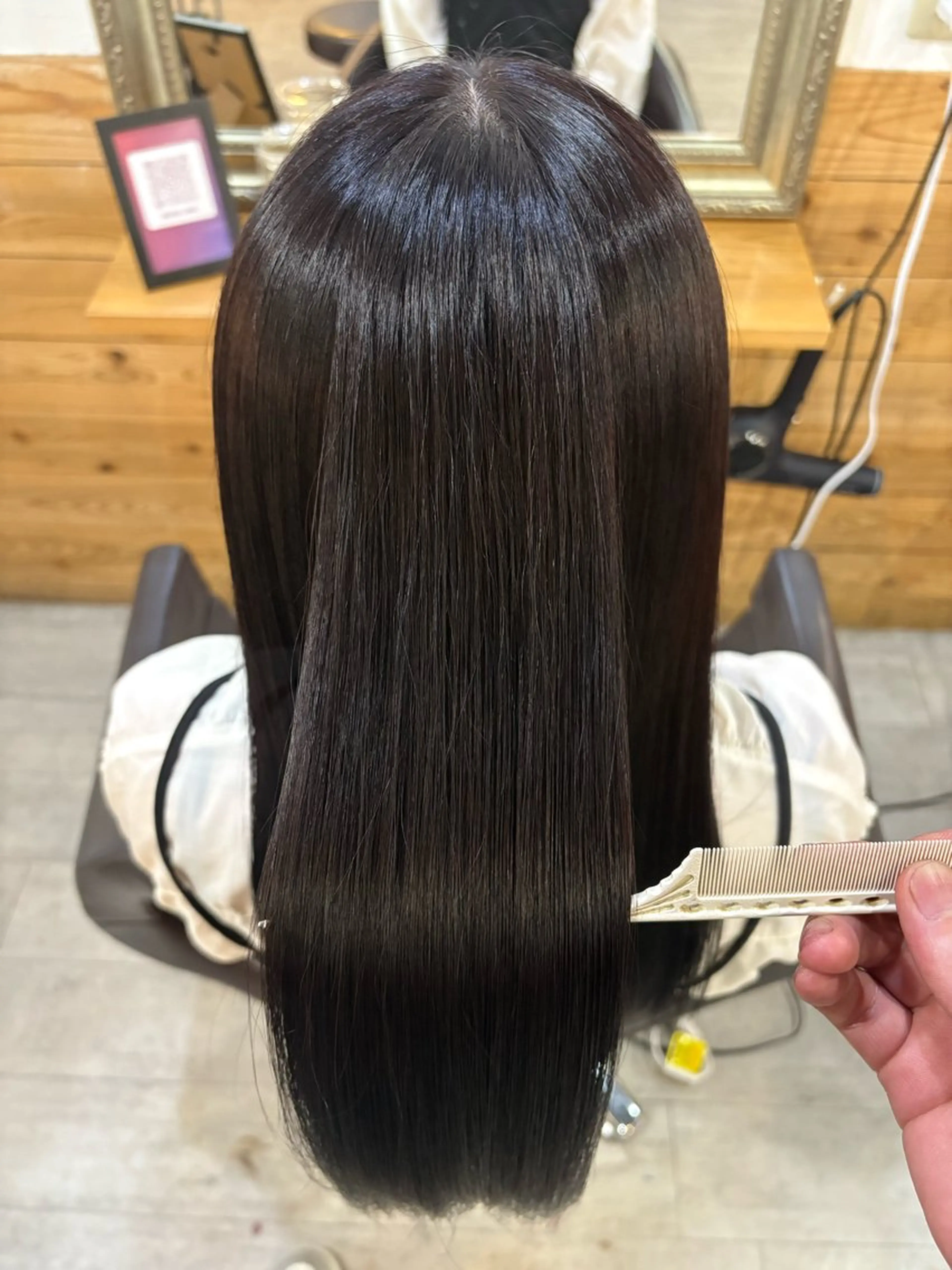 カラー 髪質改善カラー/ 結べるレイヤー/文野のヘアスタイル