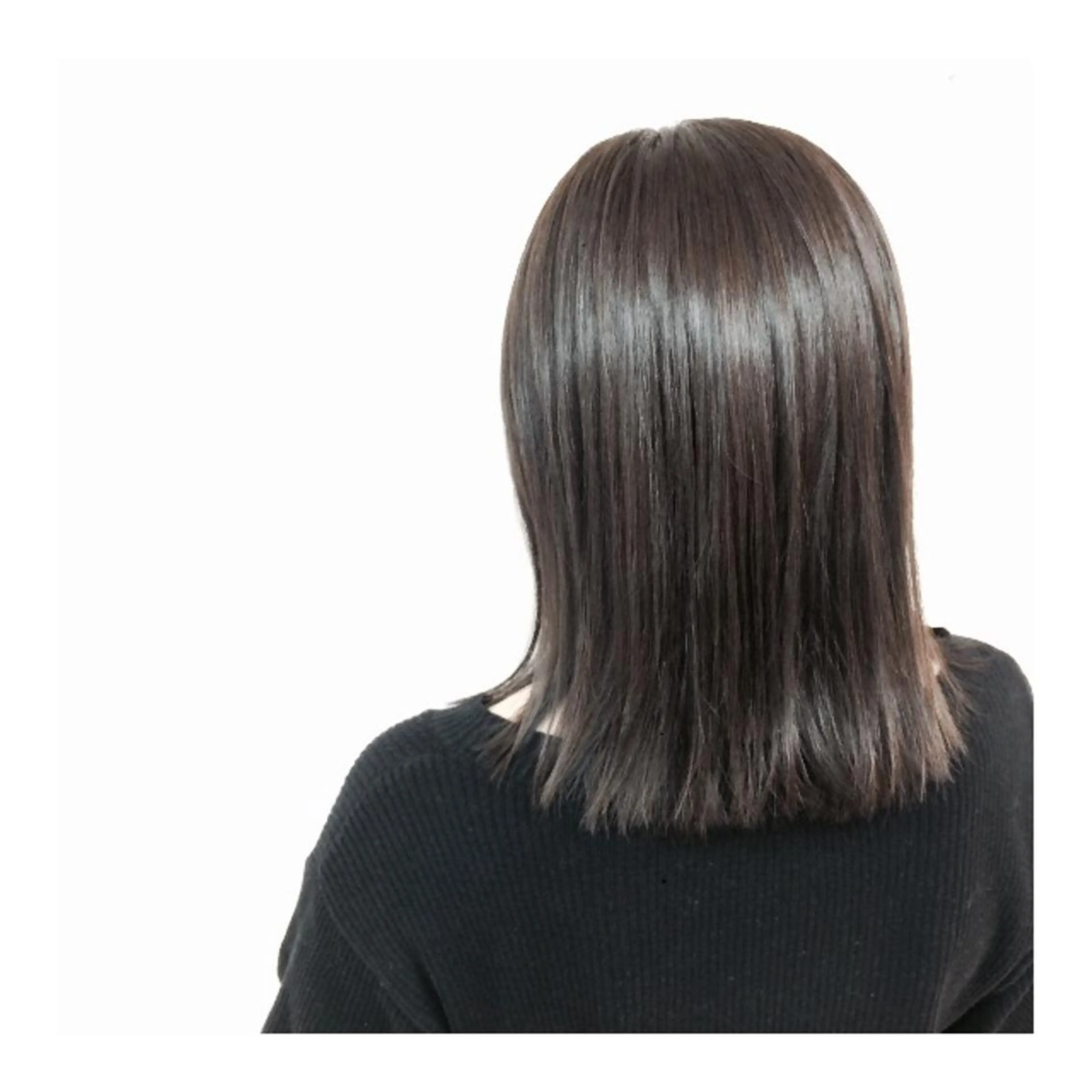 ミディアム カラー グレージュ イルミナカラー 岡本 拓朗のヘアスタイル