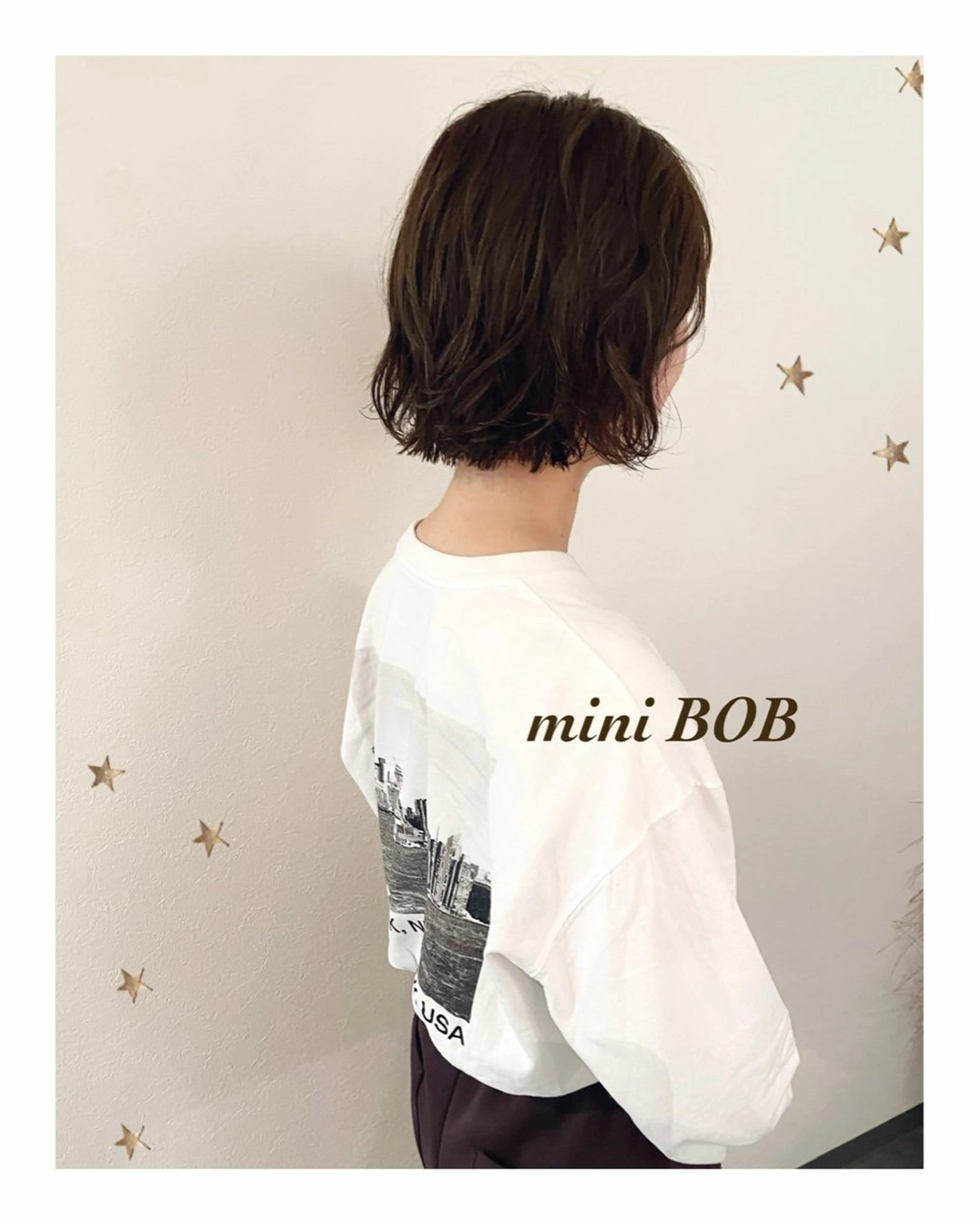 ショート パーマ カット パーマ 市川 千夏のヘアスタイル