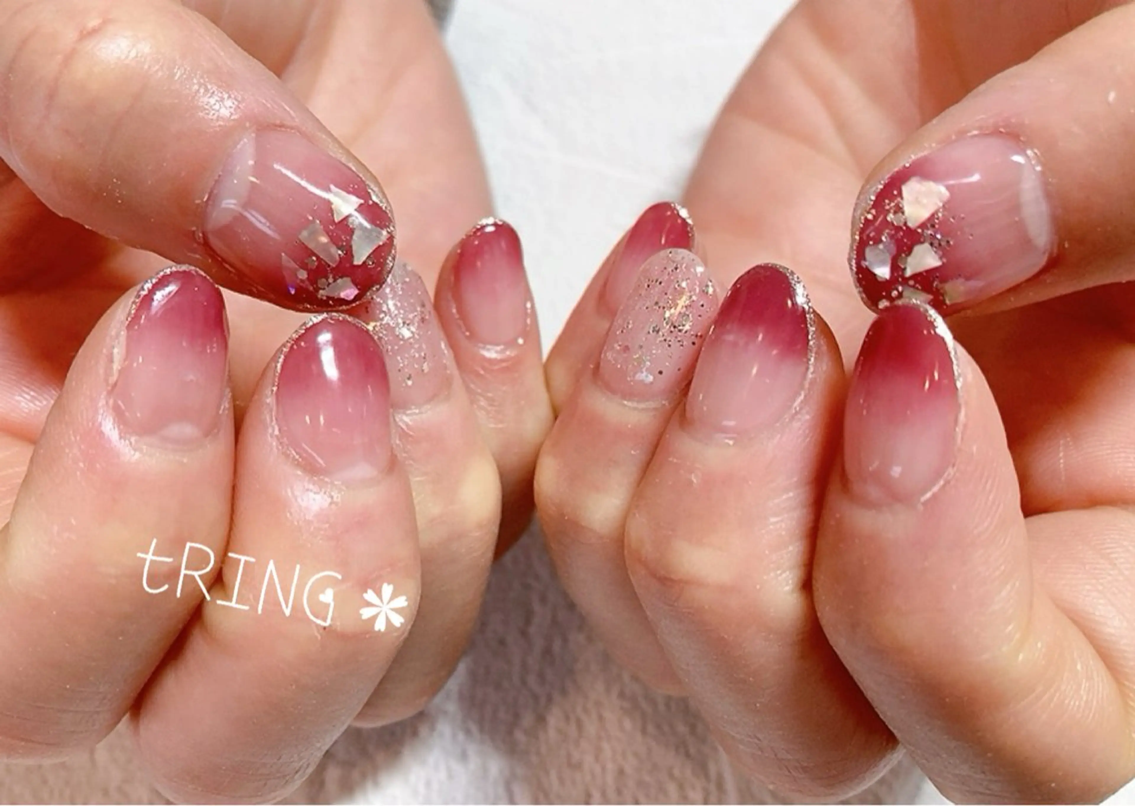 ネイル ハンドネイル tRING＊ しいの木台のネイルデザイン