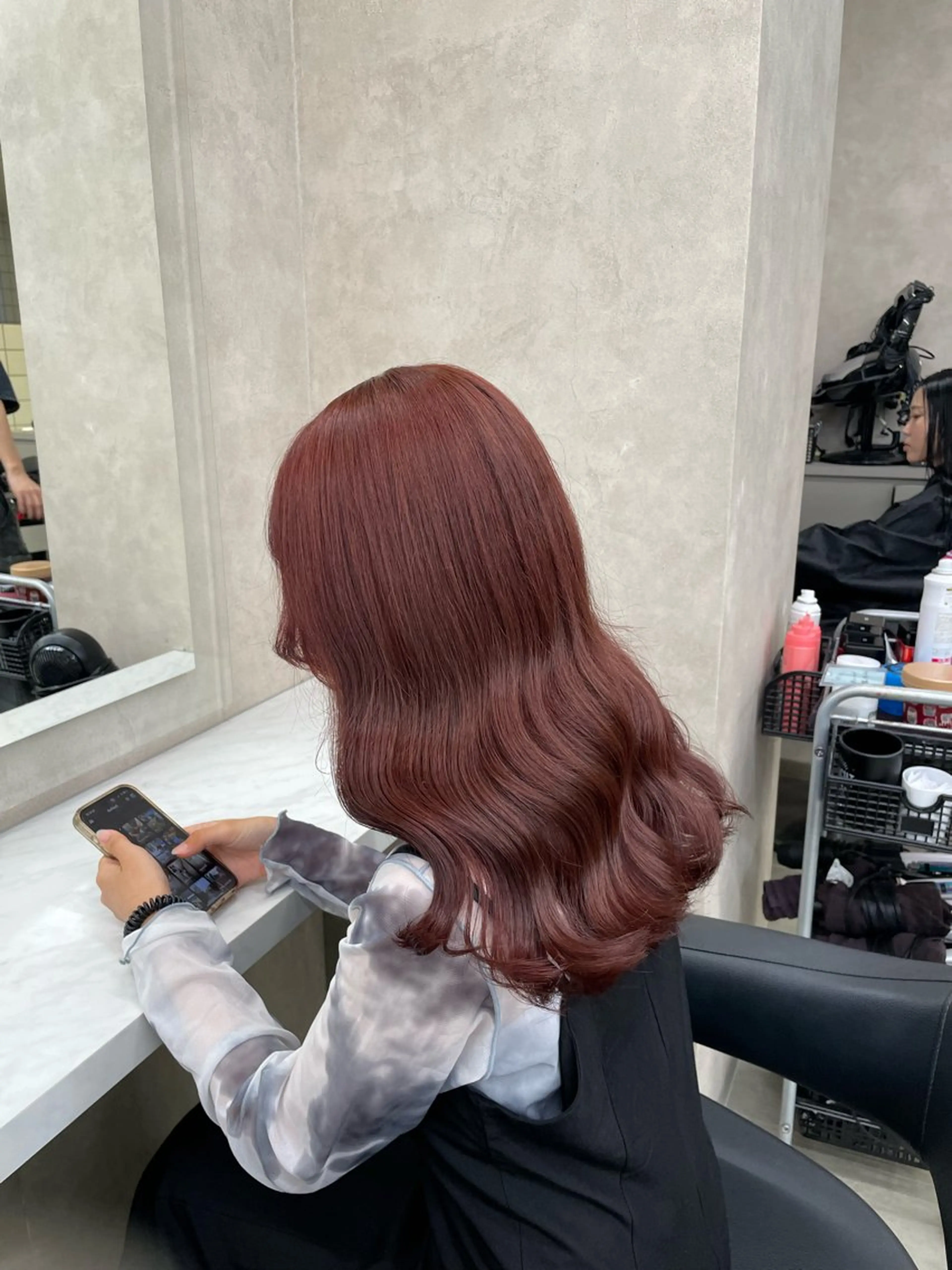 ロング カラー ヘアアレンジ ヘアカラー トリートメント ヘアセット 💗横浜美容室 💗HARUNAのヘアスタイル