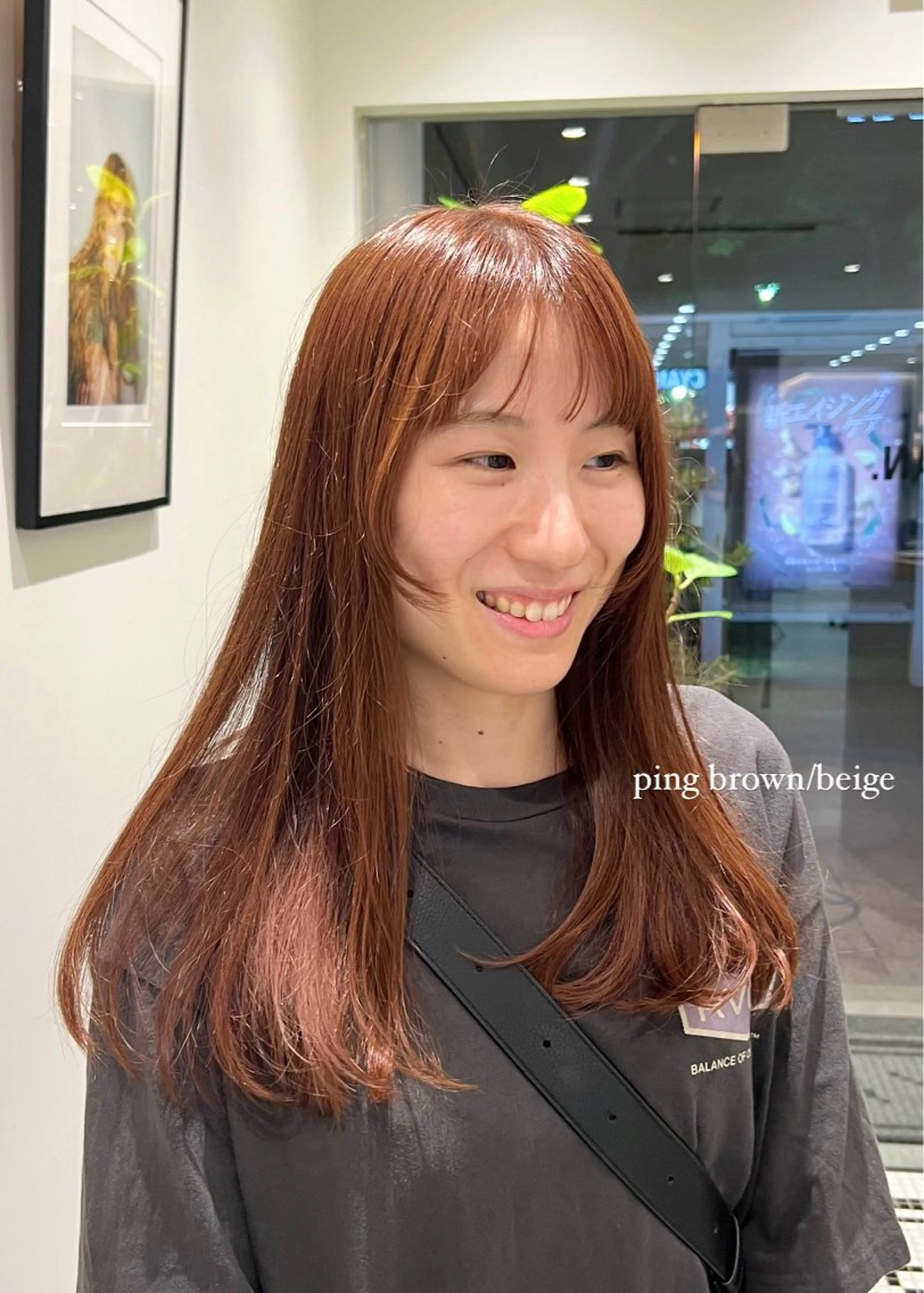 ロング ピンクブラウン CYAN. 矢場町店所属・パーマ/名古屋パーマ / コデラ ナナホのヘアスタイル