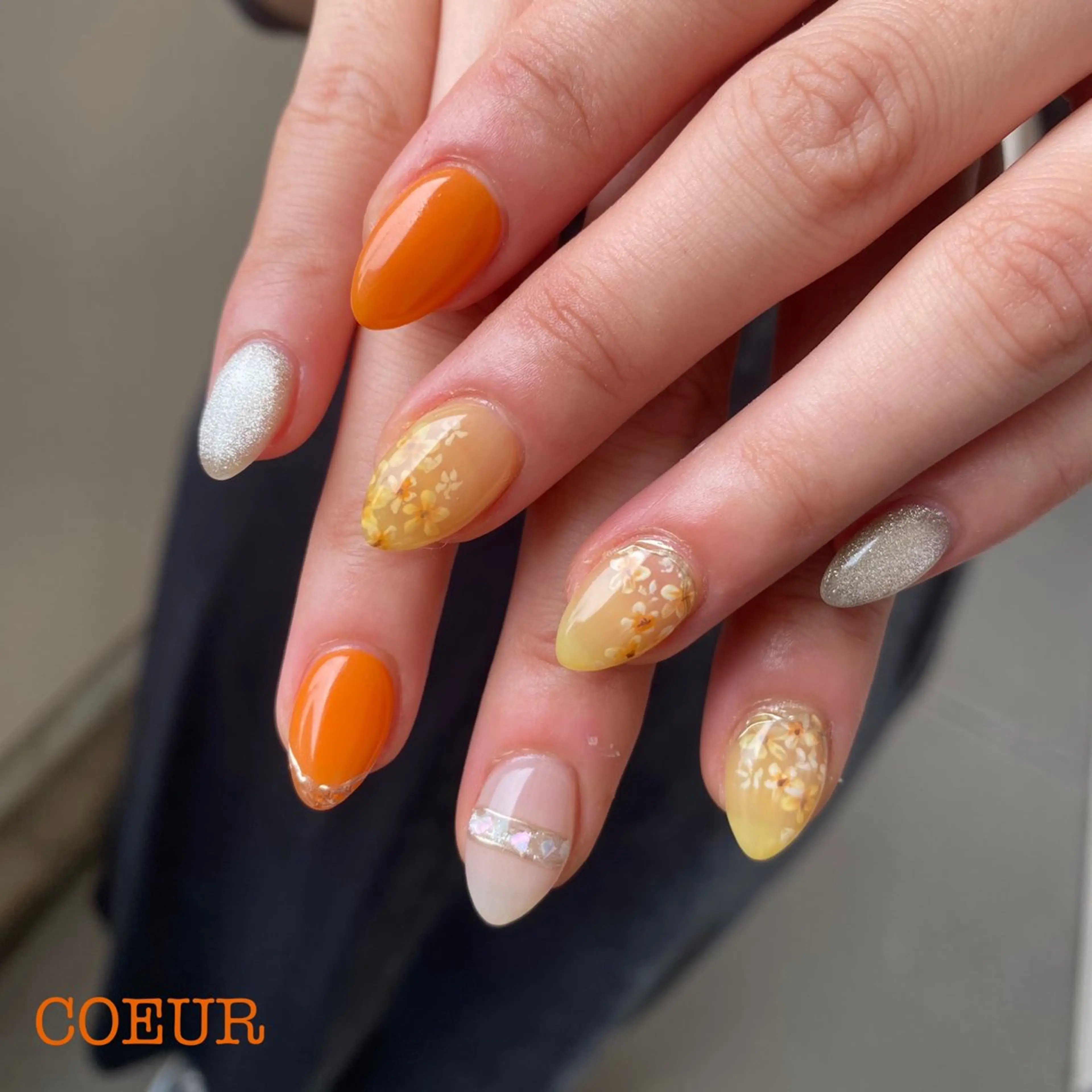 ネイル ハンドネイル COEUR✴︎ yukikaのネイルデザイン