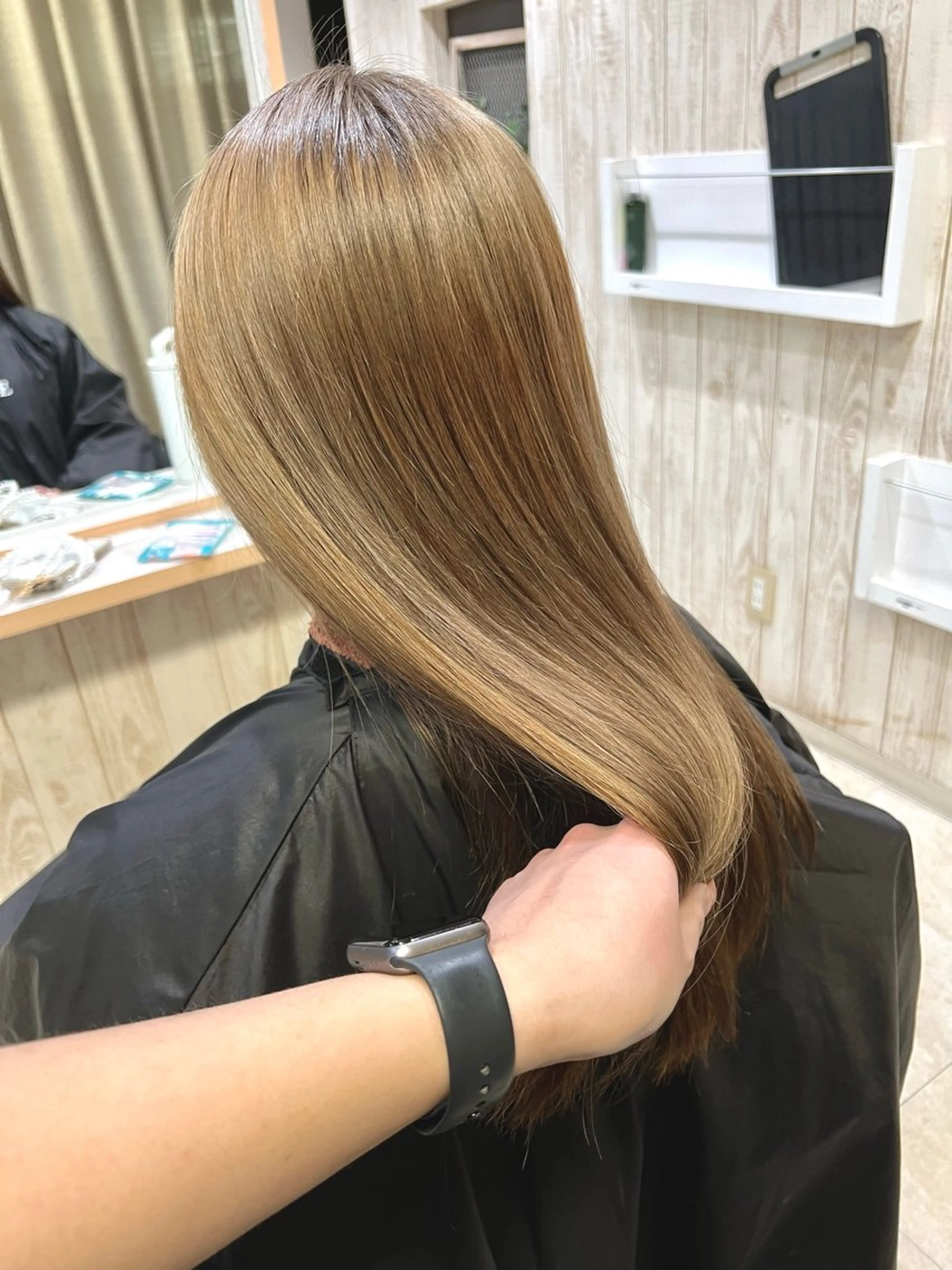 ロング カラー ベージュカラー ブリーチ ケアブリーチ デザインカラー ダブルカラー 艶髪✨/似合わせ✨/ pool難波/直紀のヘアスタイル