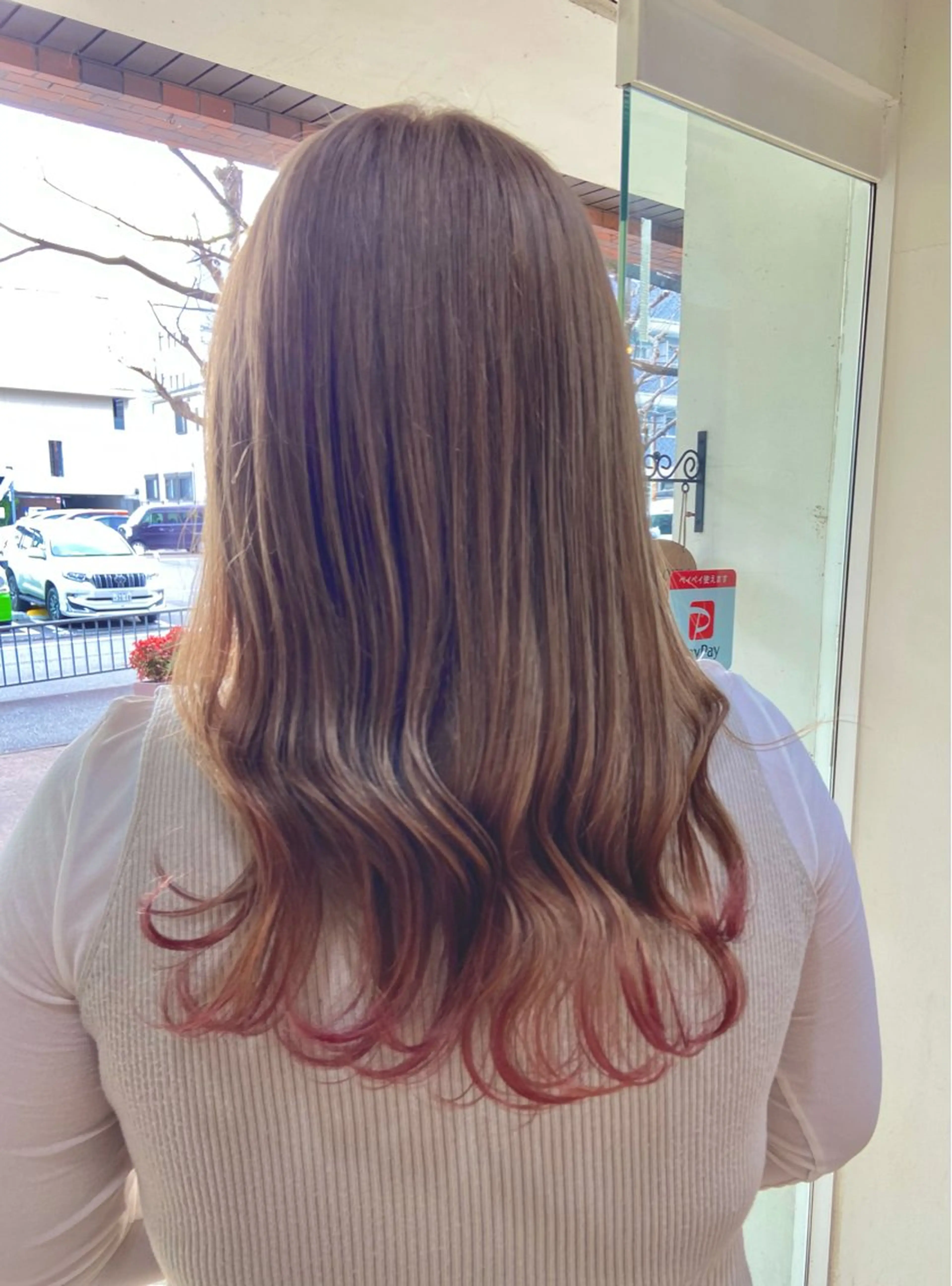 カラー 髪質改善/透明感 カラー/西川奈穂のヘアスタイル