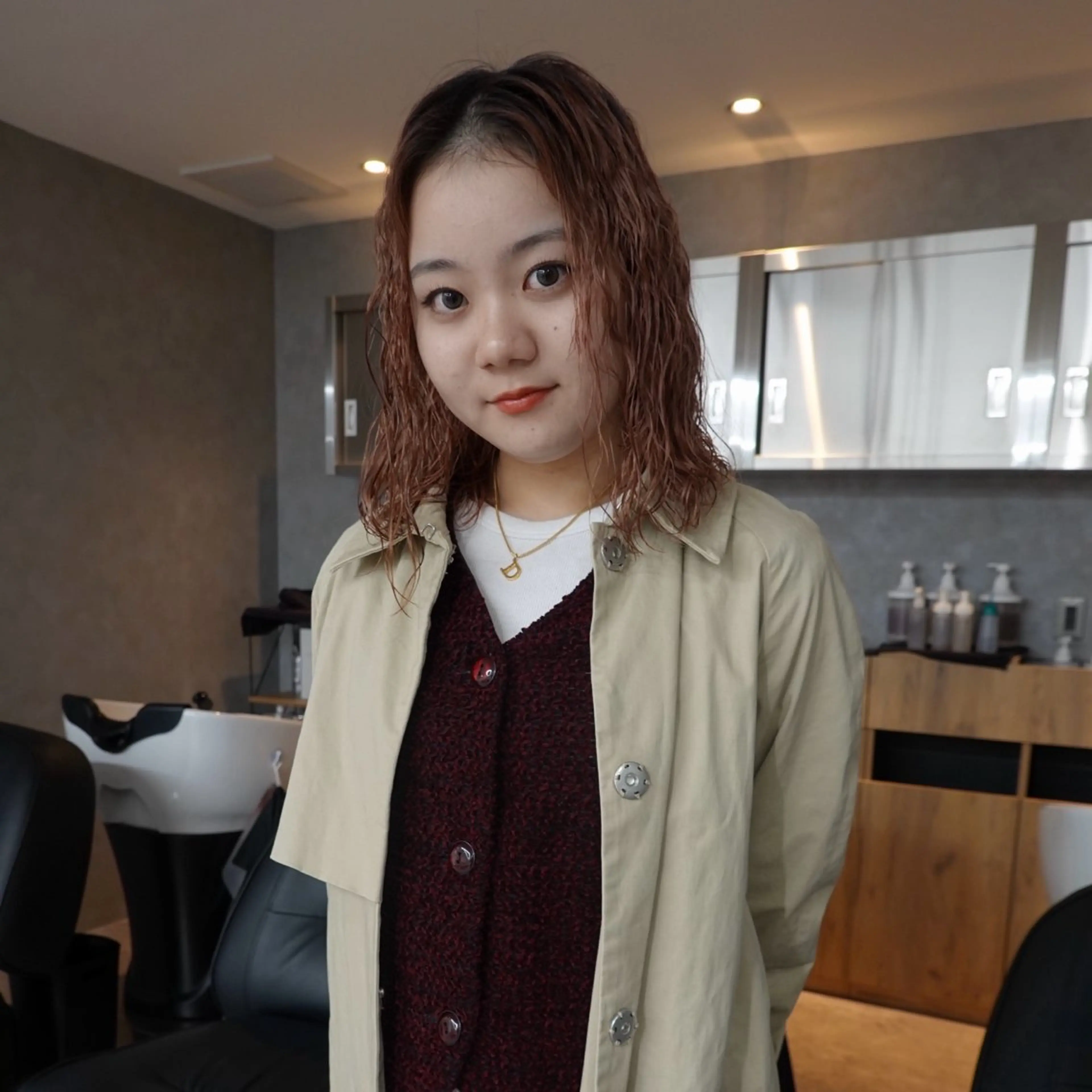 ミディアム パーマ ミディアムパーマ パーマ JOULE'S(ジュール)所属・JOULE'S yumekaのヘアスタイル