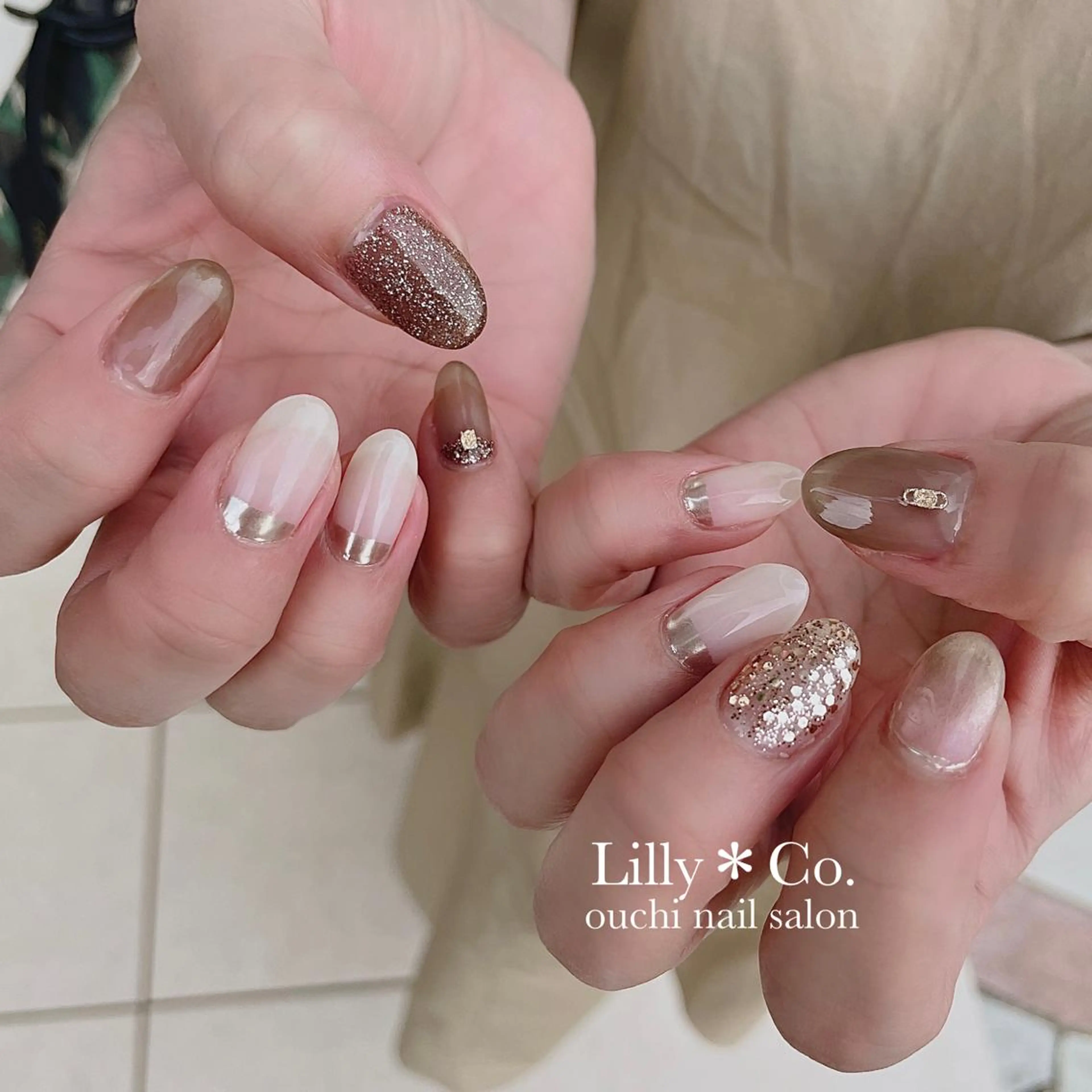 ネイル ハンドネイル ハンドケア Lilly Co.のネイルデザイン