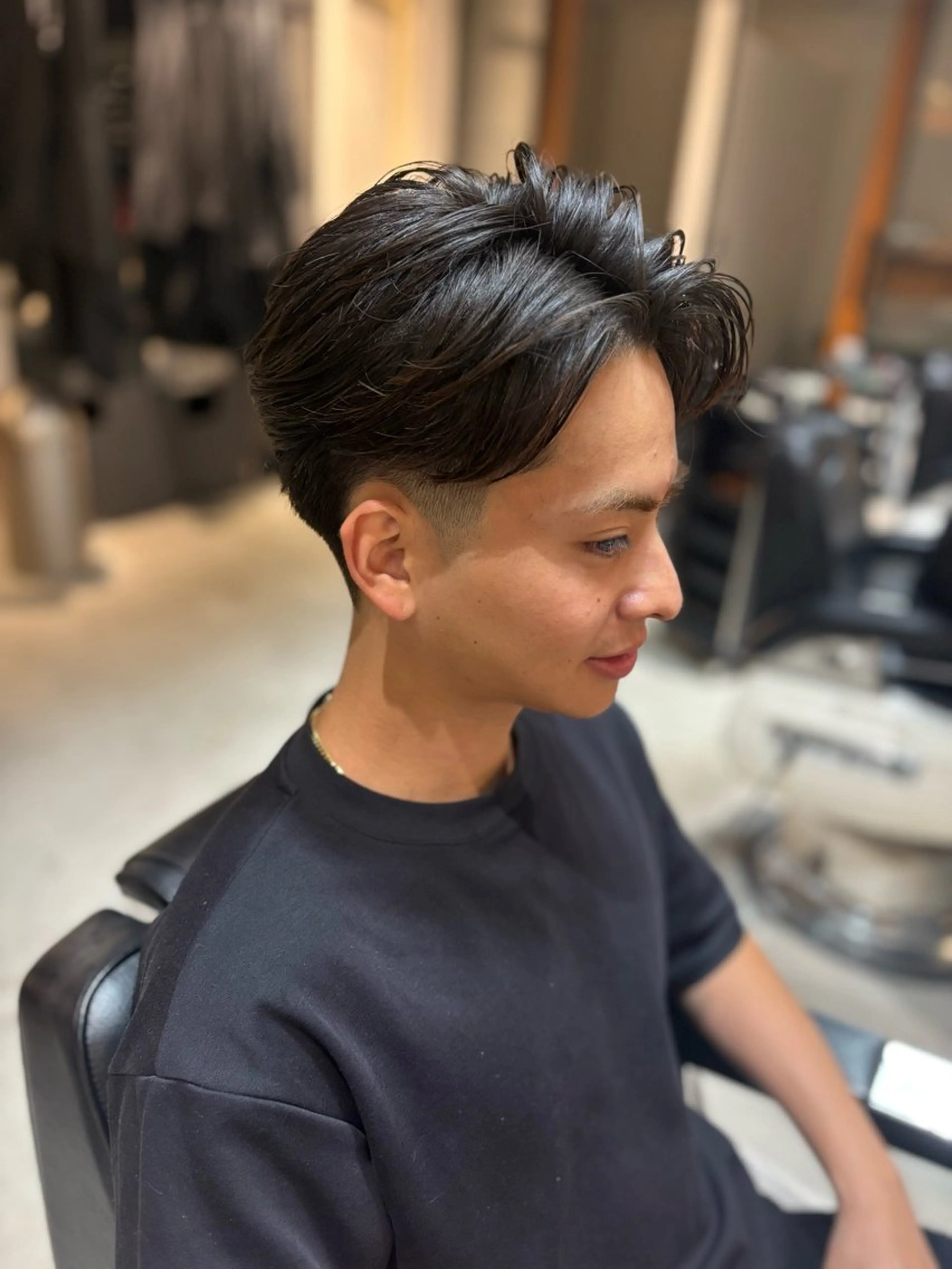 ショート メンズ フェードカット 大塚 真聖のヘアスタイル