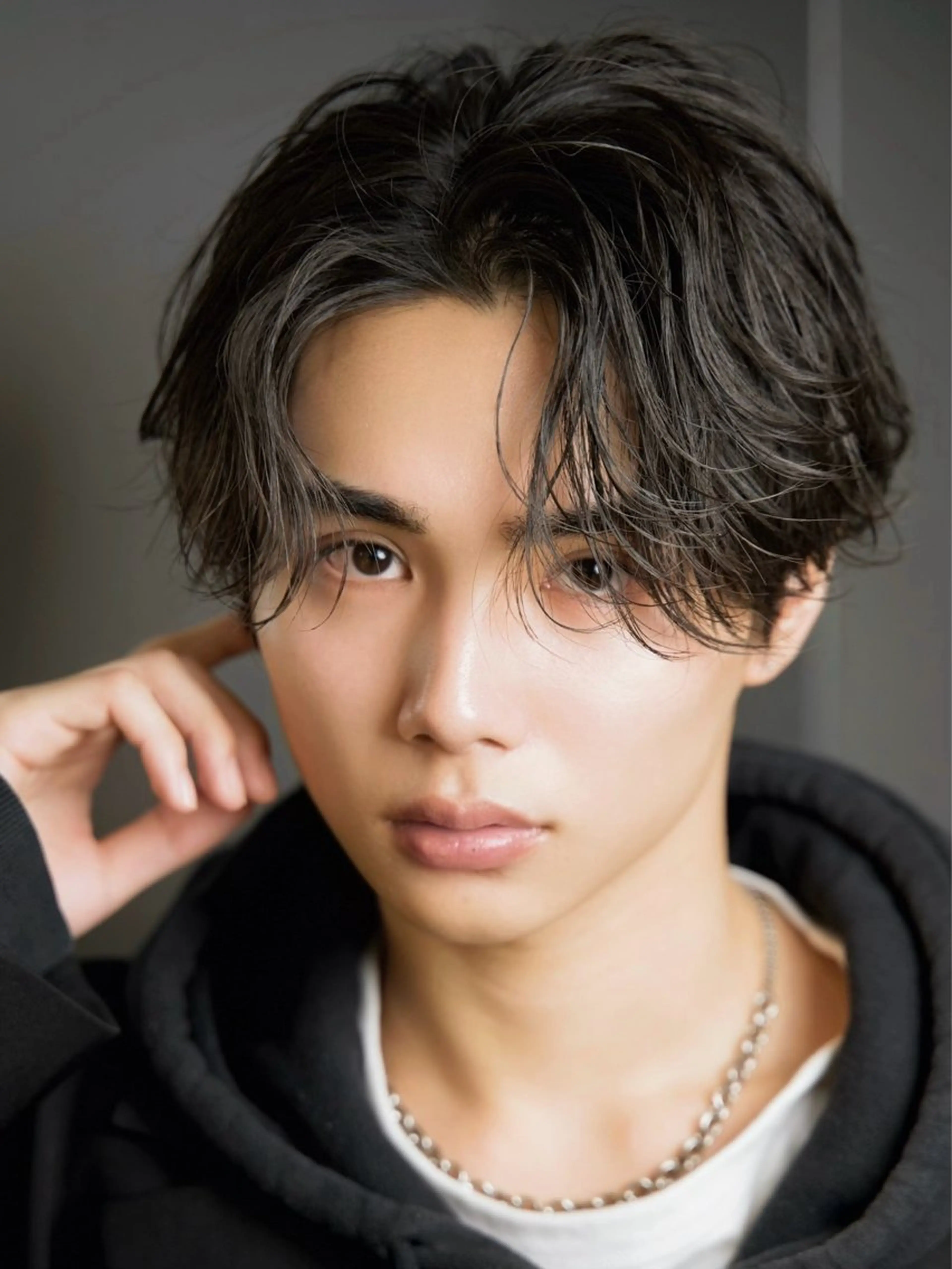 【スタイリスト担当】 メンズカット+フェザーパーマ¥8000の写真