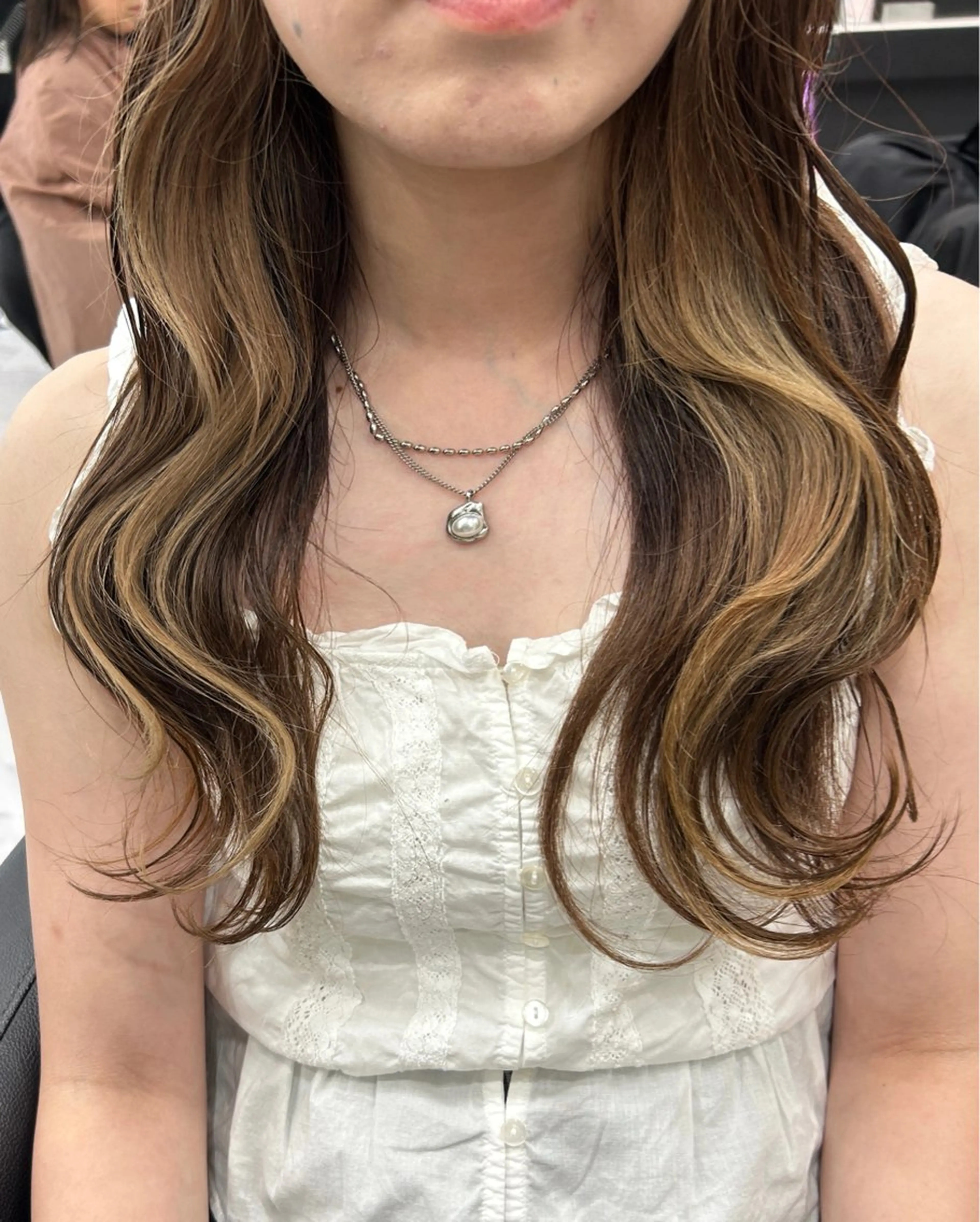 ロング カラー ヘアカラー トリートメント 🍊小川実里🍊 /カラーレイヤーのヘアスタイル