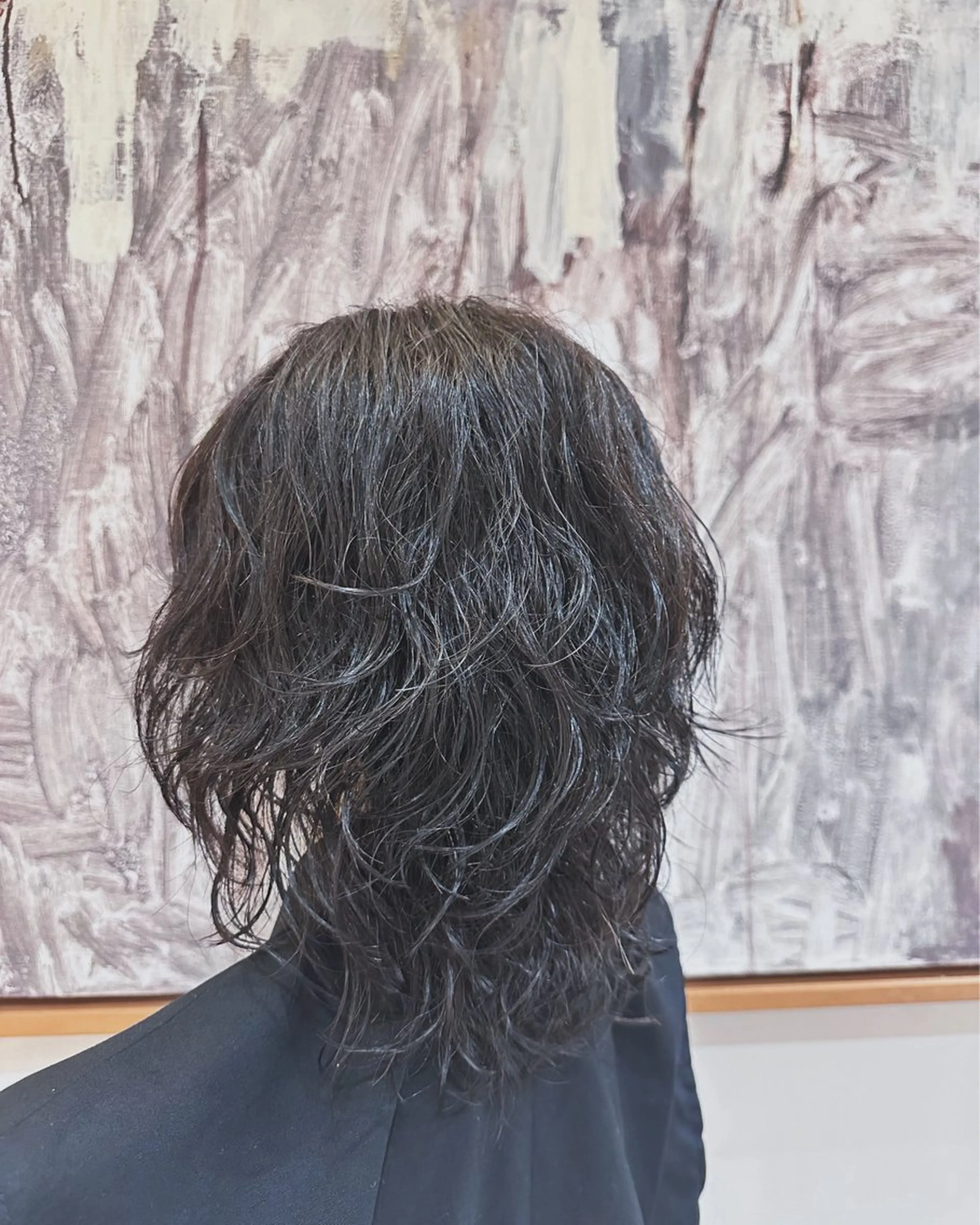 ミディアム カラー パーマ ミディアムパーマ カット パーマ ✂︎正木 克拓のヘアスタイル