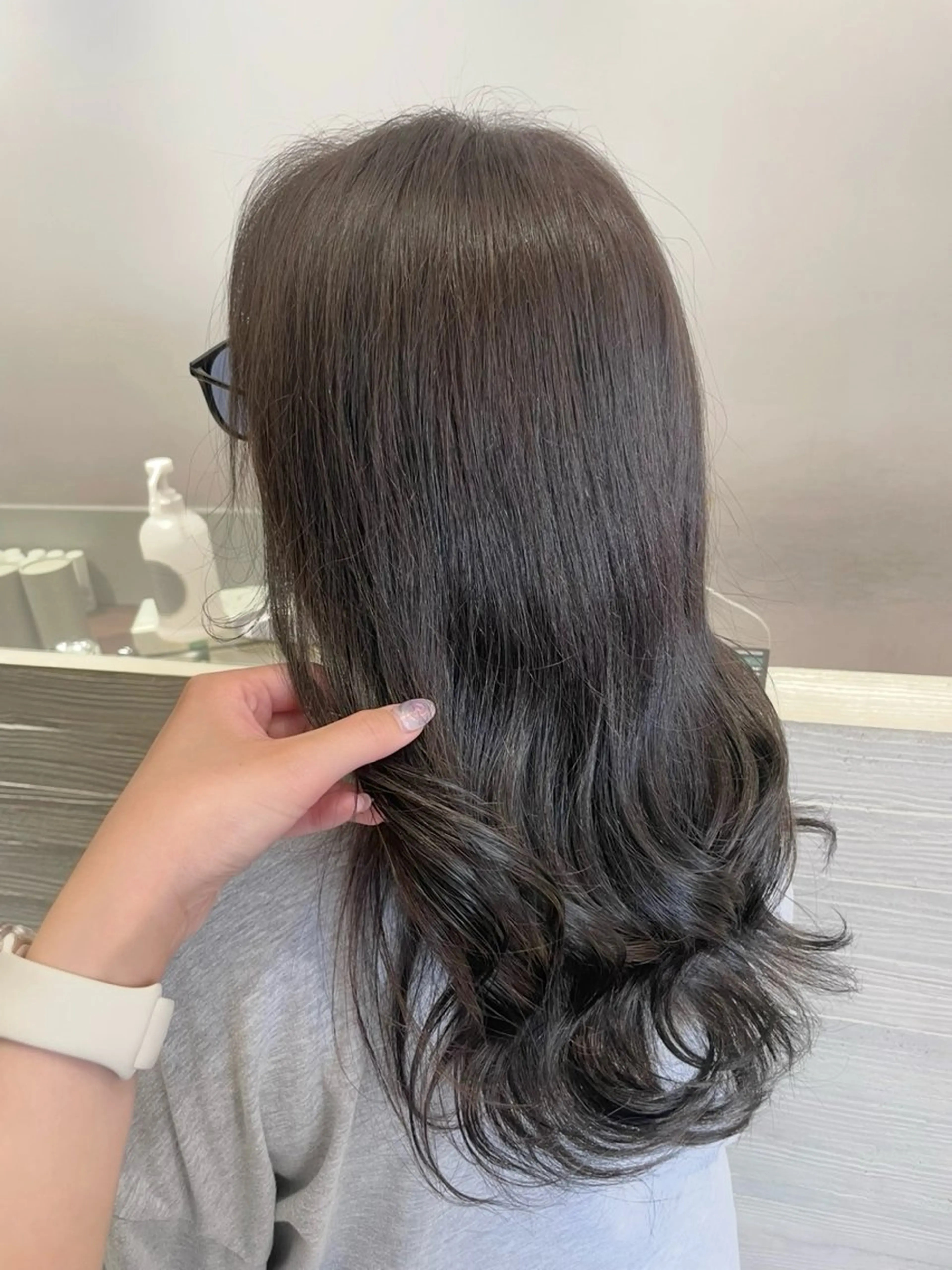 ロング カラー ヘアアレンジ アッシュ .⋆⟡💖 Marin💖⟡⋆.のヘアスタイル