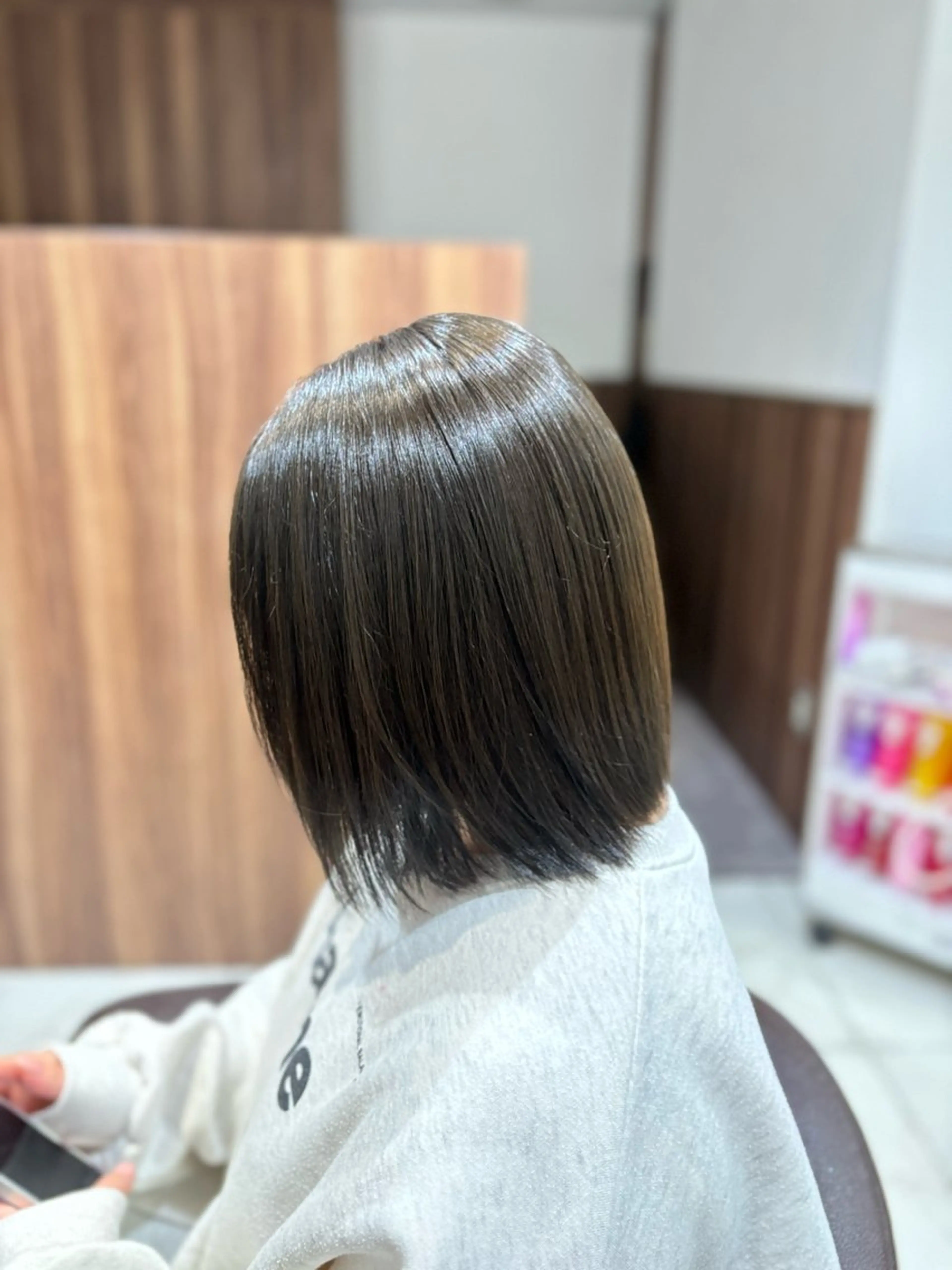 ショート カラー ブラウンカラー オリーブブラウン ゆるふわパーマ🌸/ ハイトーン/あゆみのヘアスタイル