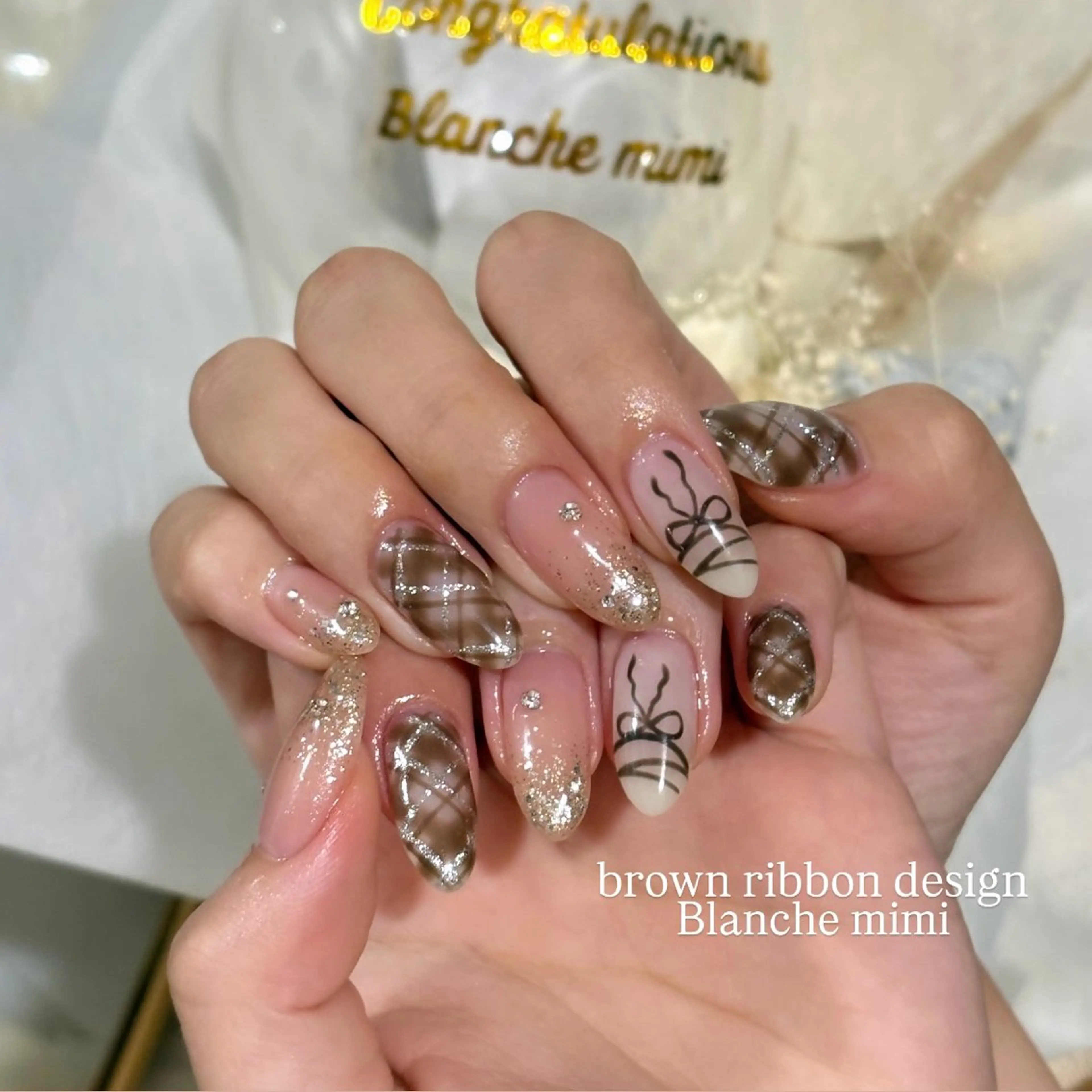 ネイル ハンドネイル Blanche mimi.u_aのネイルデザイン