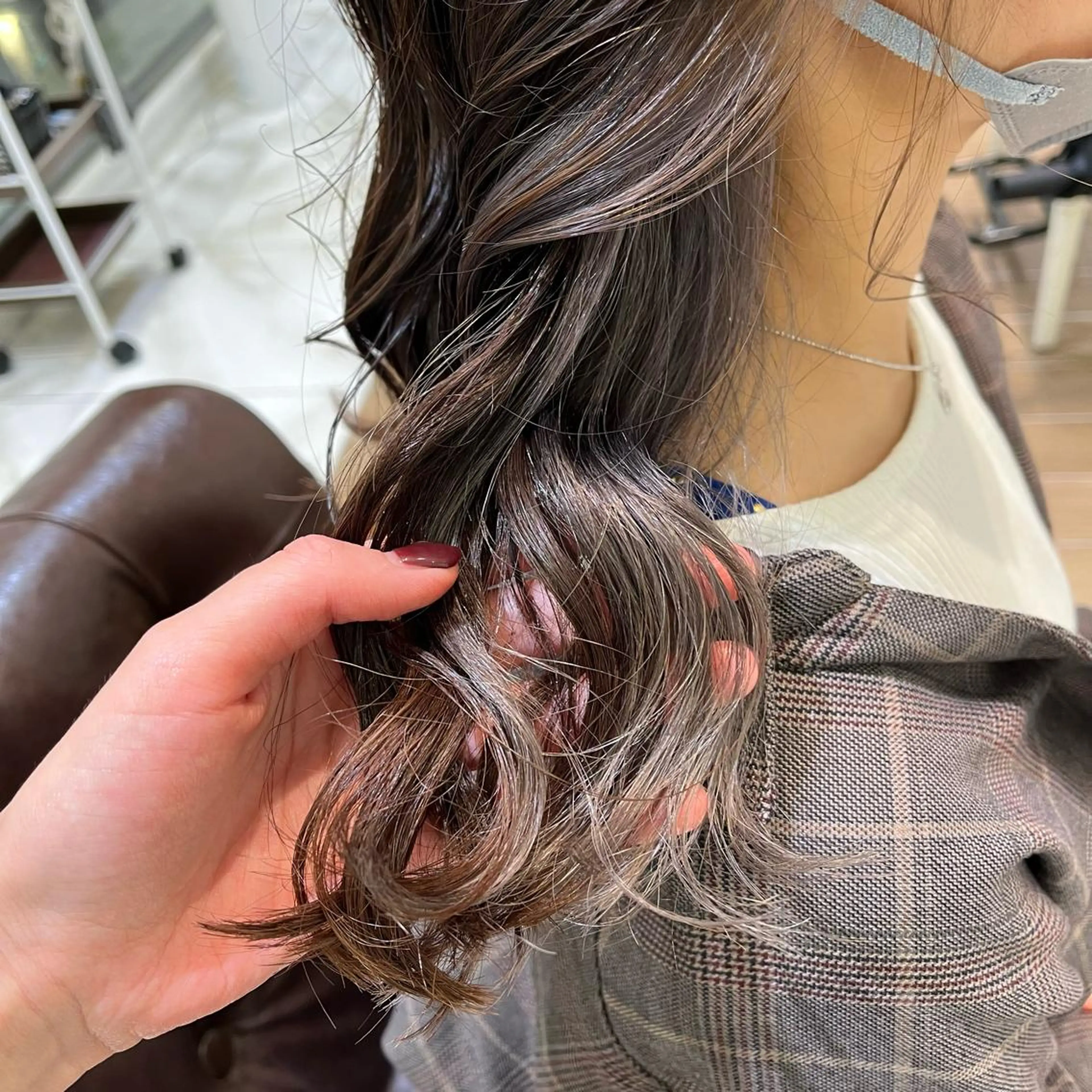 ロング 白髪染め /増田桃子のヘアスタイル